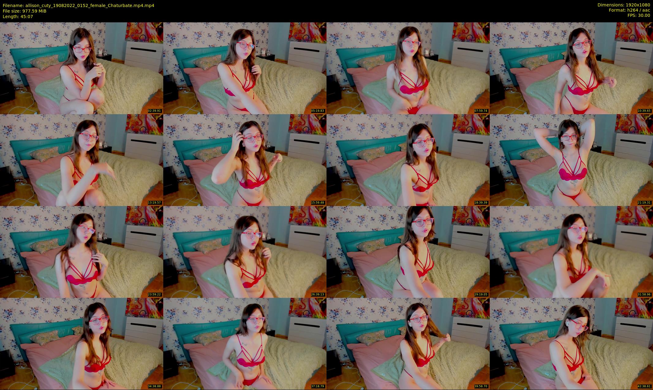 allison_cuty — 46 minute Chaturbate female cam show recording, 1080p, Aug 19, 2022