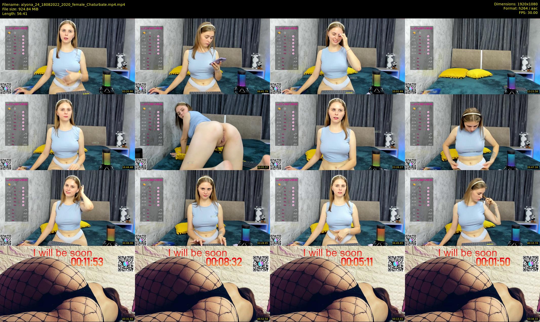 alyona_24 — 57 minute Chaturbate female cam show recording, 1080p, Aug 18, 2022