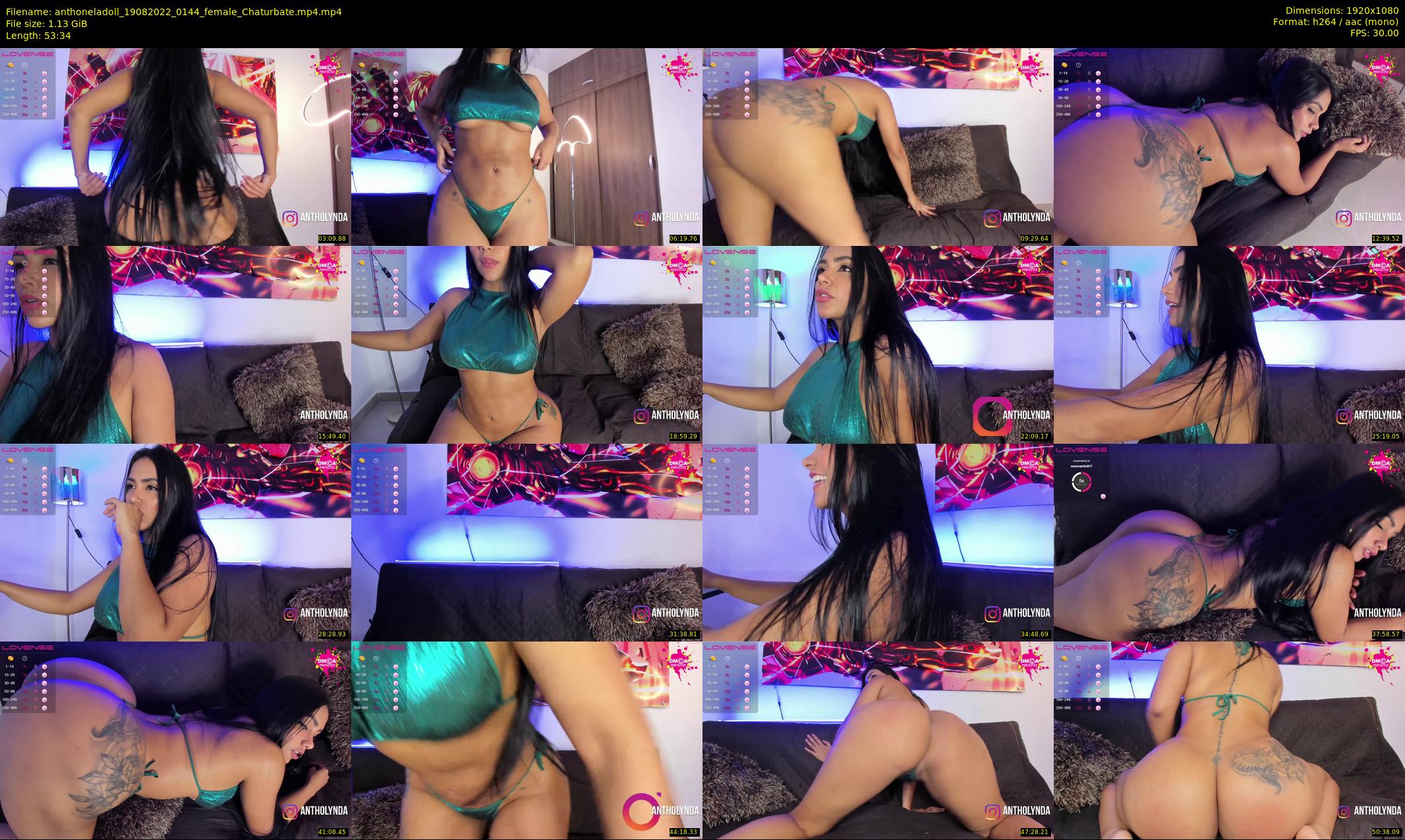 anthoneladoll — 54 minute Chaturbate female cam show recording, 1080p, Aug 19, 2022