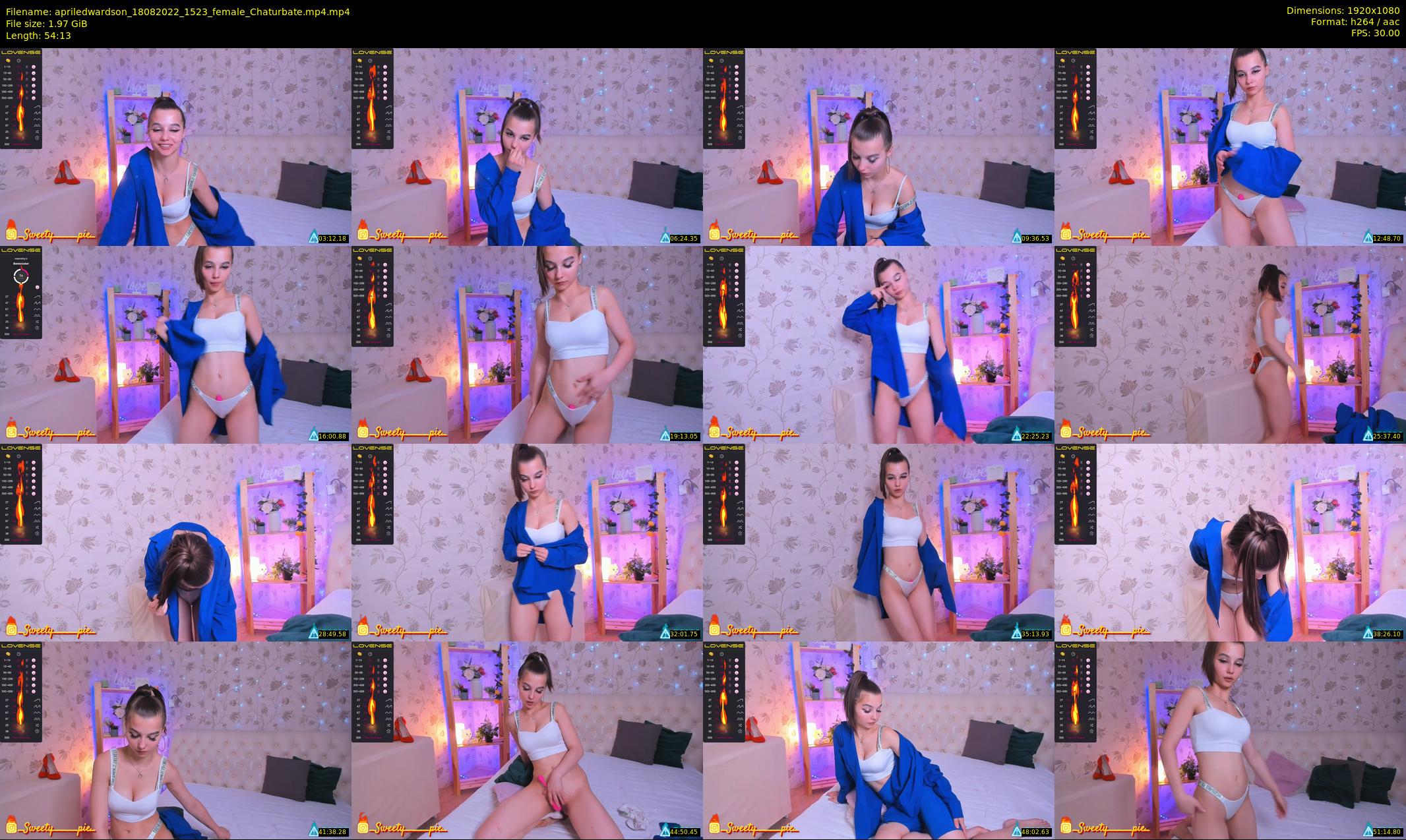 apriledwardson — 55 minute Chaturbate couple cam show recording, 1080p, Aug 18, 2022