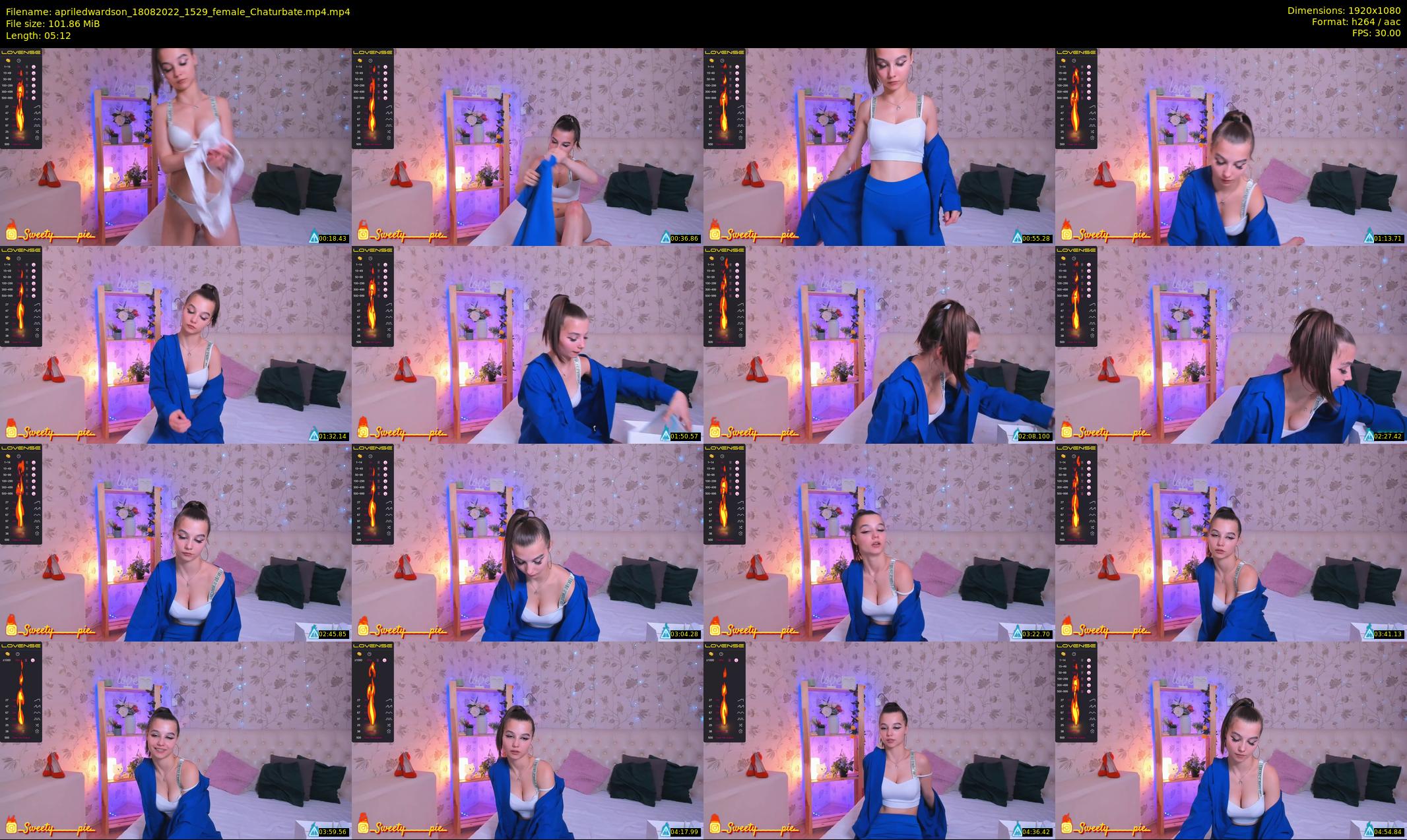 apriledwardson — 6 minute Chaturbate couple cam show recording, 1080p, Aug 18, 2022