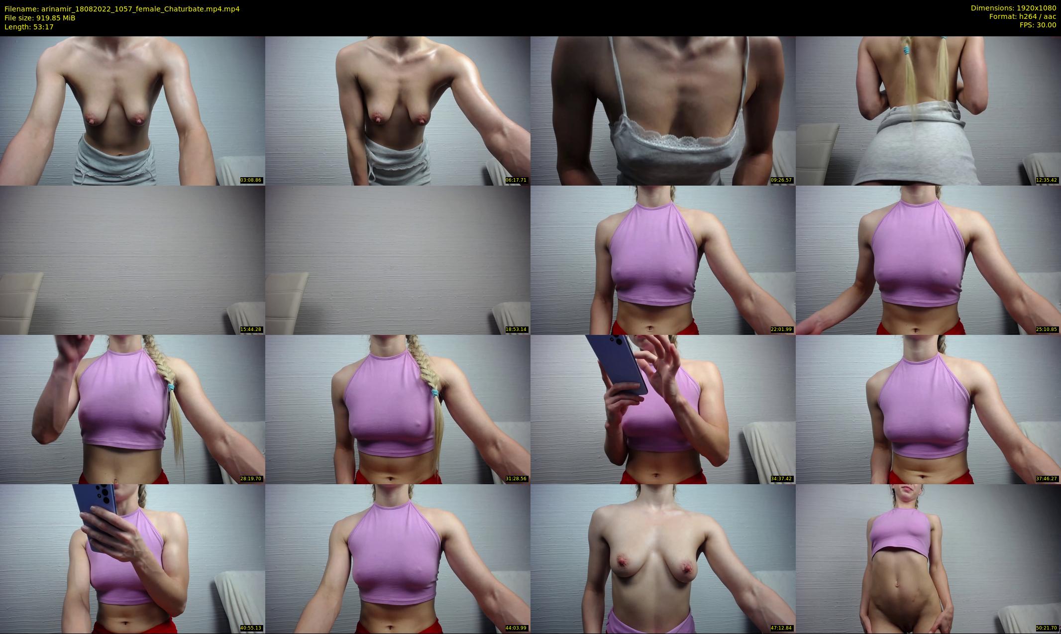 arinamir — 54 minute Chaturbate female cam show recording, 1080p, Aug 18, 2022