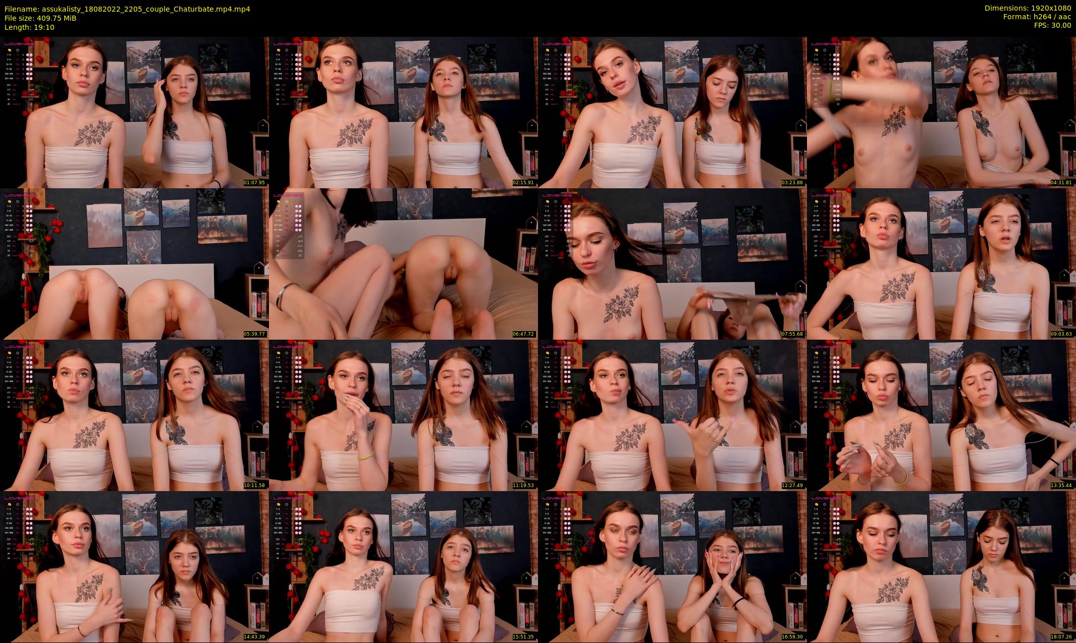 assukalisty — 20 minute Chaturbate couple cam show recording, 1080p, Aug 18, 2022