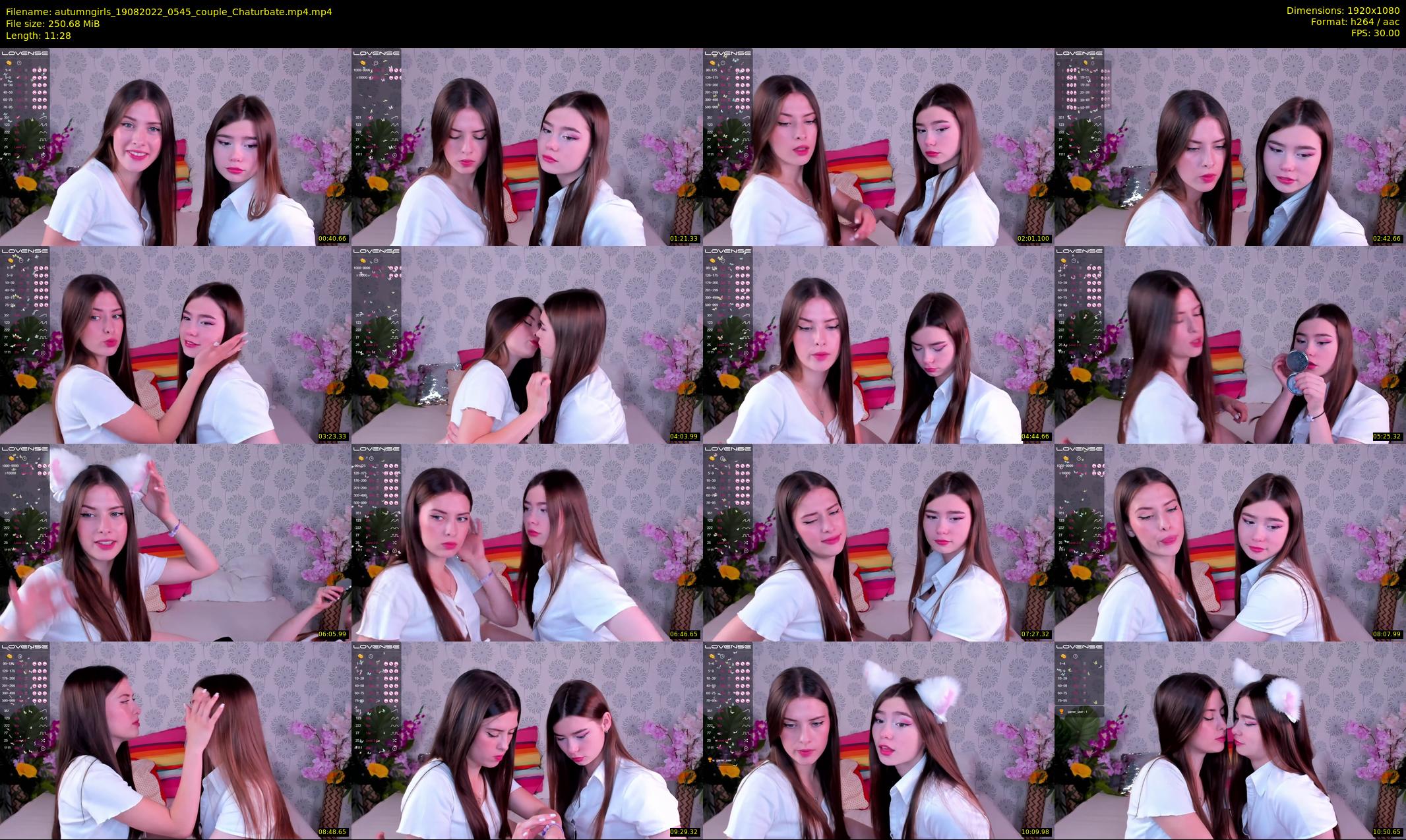 autumngirls — 12 minute Chaturbate couple cam show recording, 1080p, Aug 19, 2022
