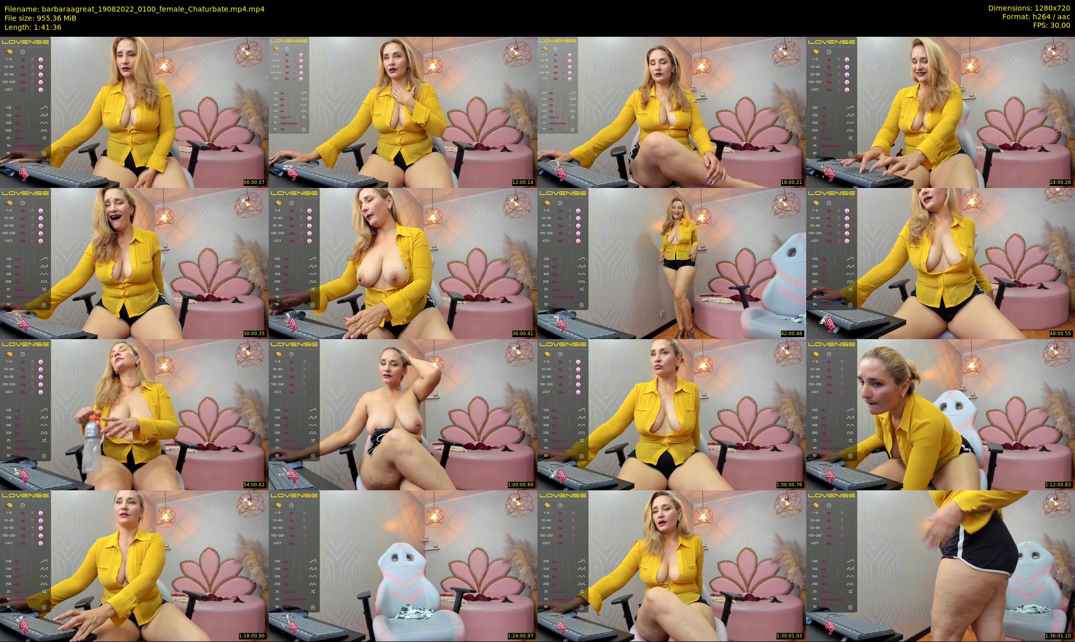 barbaraagreat — 102 minute Chaturbate female cam show recording, 720p, Aug 19, 2022