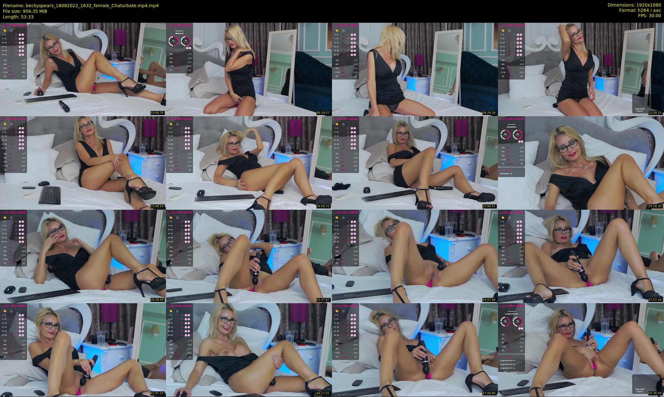 beckyspears — 54 minute Chaturbate female cam show recording, 1080p, Aug 18, 2022