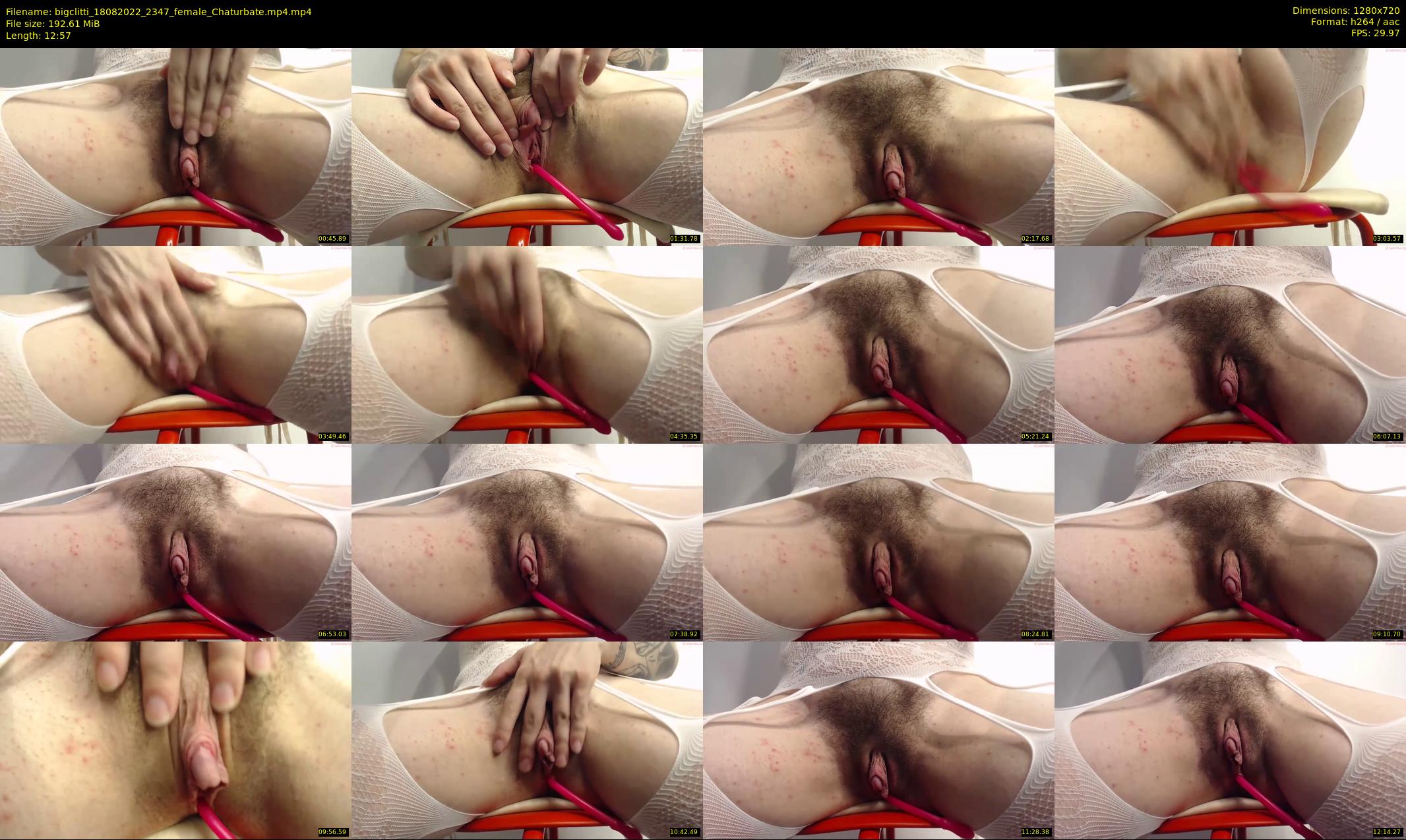 bigclitti — 13 minute Chaturbate female cam show recording, 720p, Aug 18, 2022