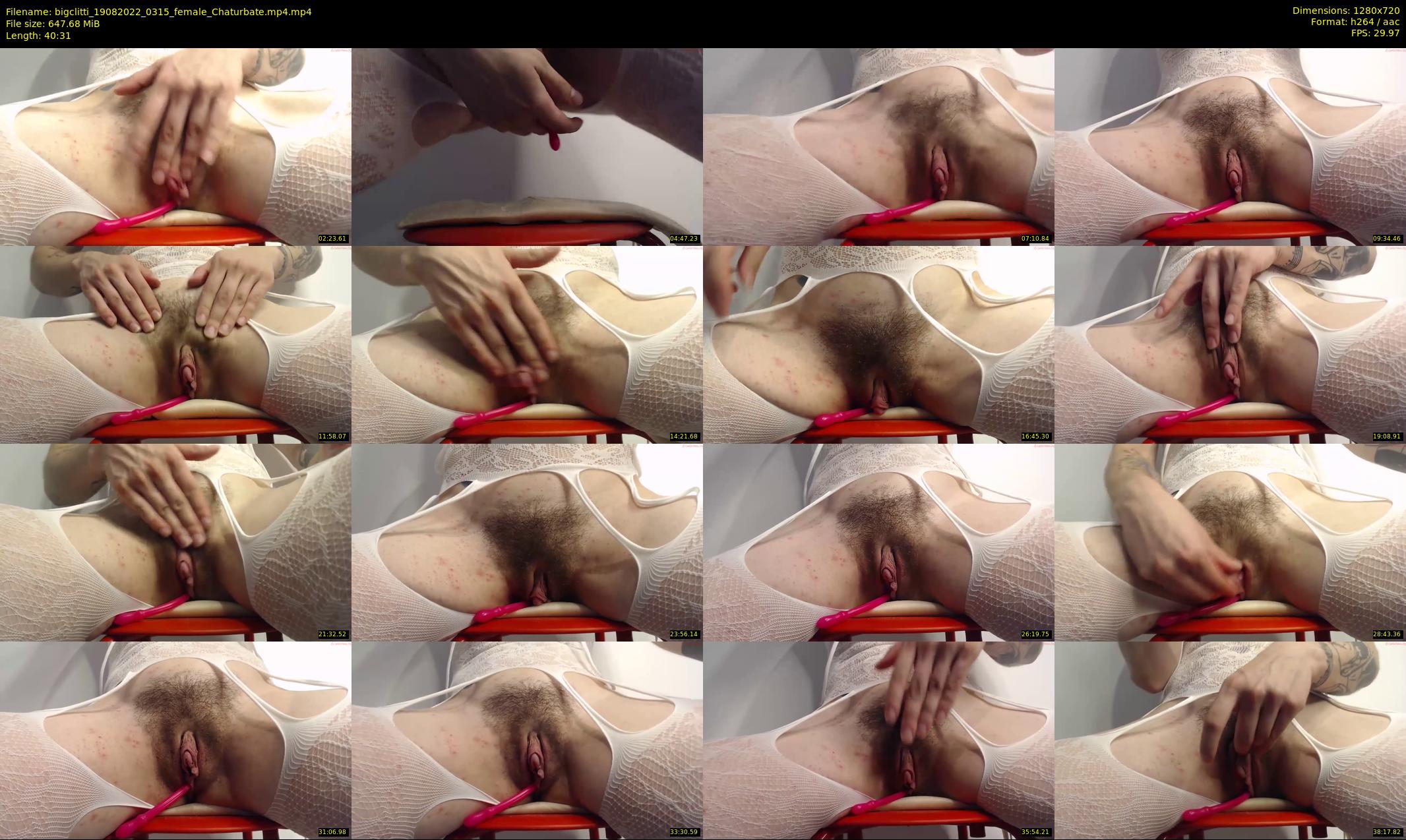 bigclitti — 41 minute Chaturbate female cam show recording, 720p, Aug 19, 2022