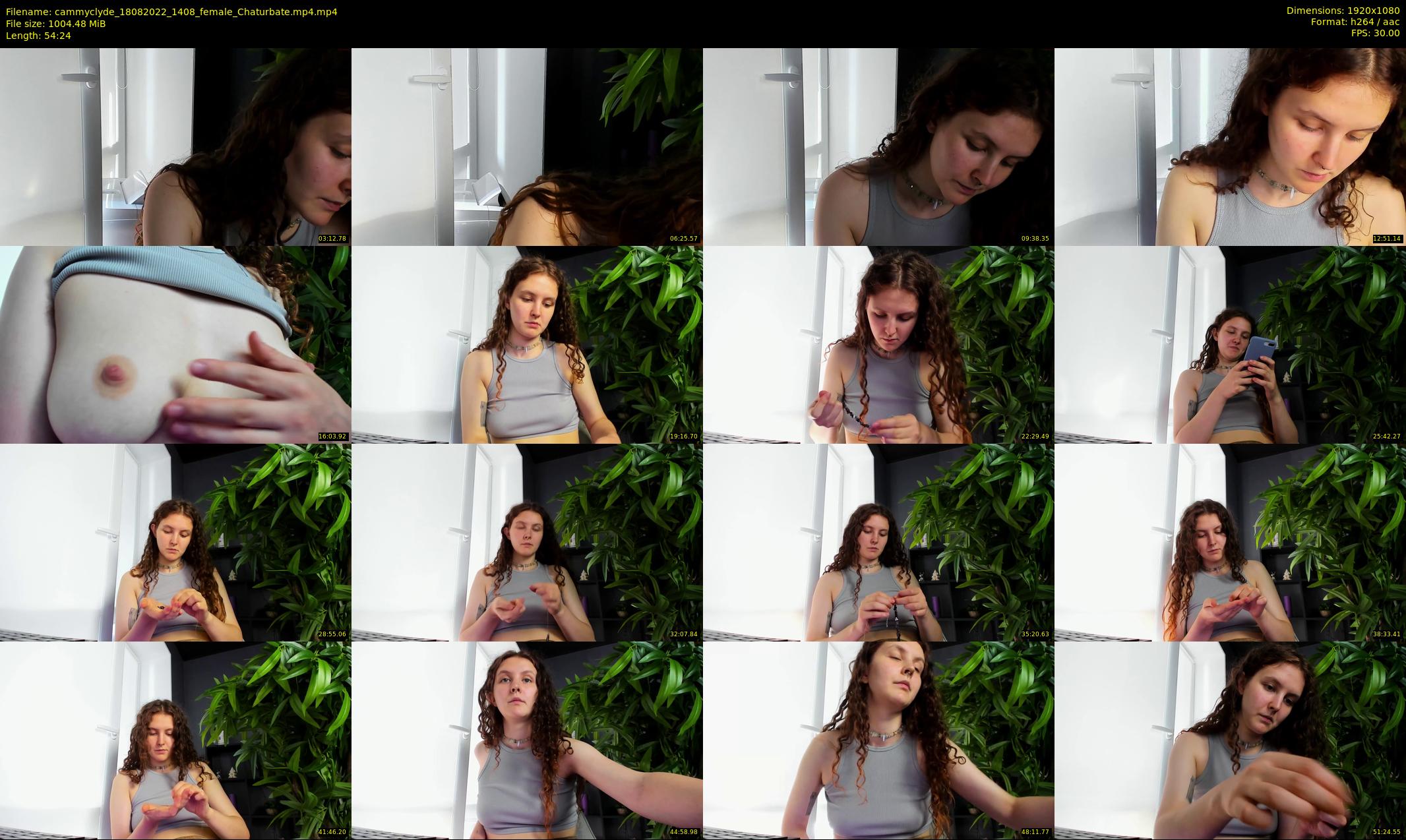 cammyclyde — 55 minute Chaturbate female cam show recording, 1080p, Aug 18, 2022