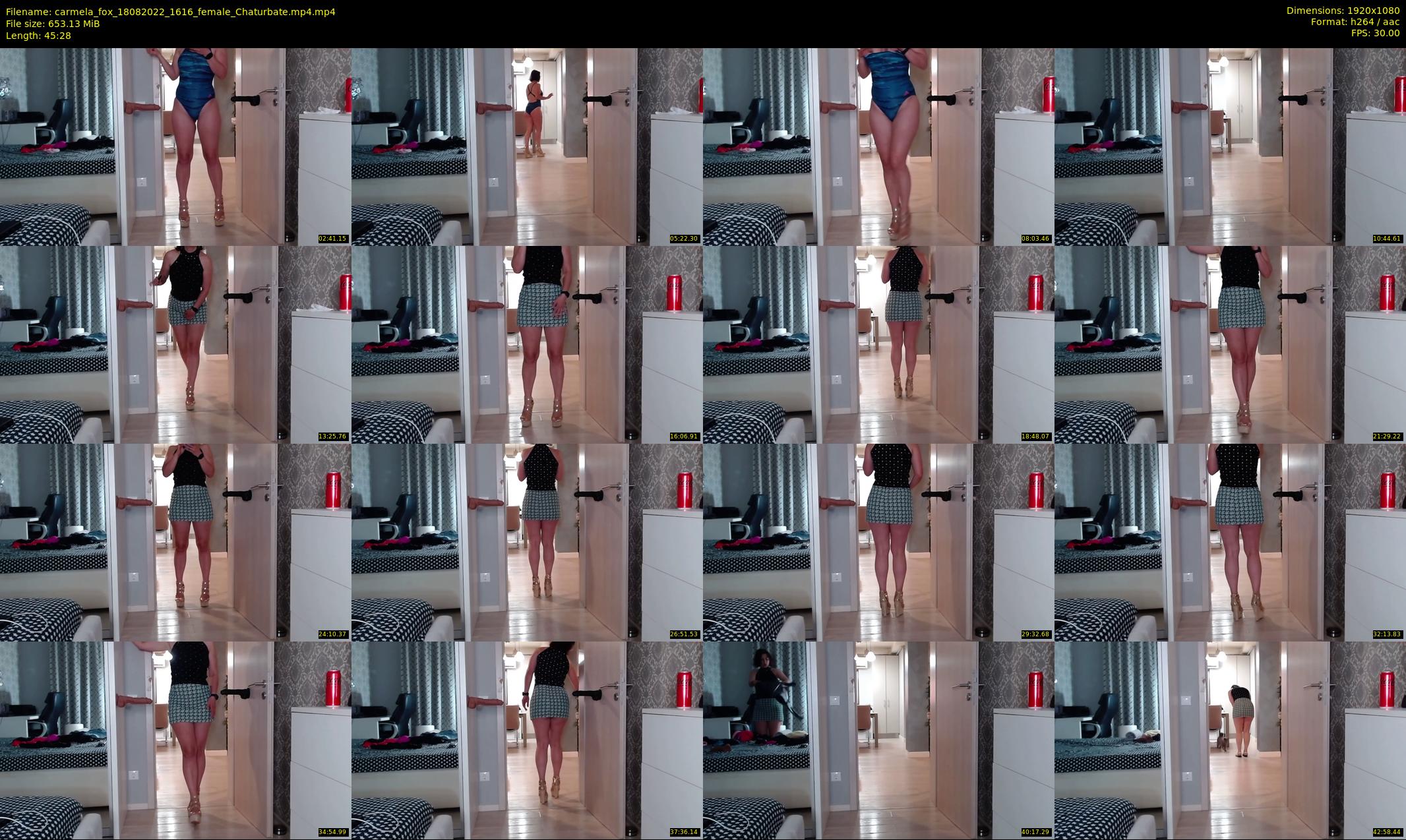 carmela_fox — 46 minute Chaturbate female cam show recording, 1080p, Aug 18, 2022