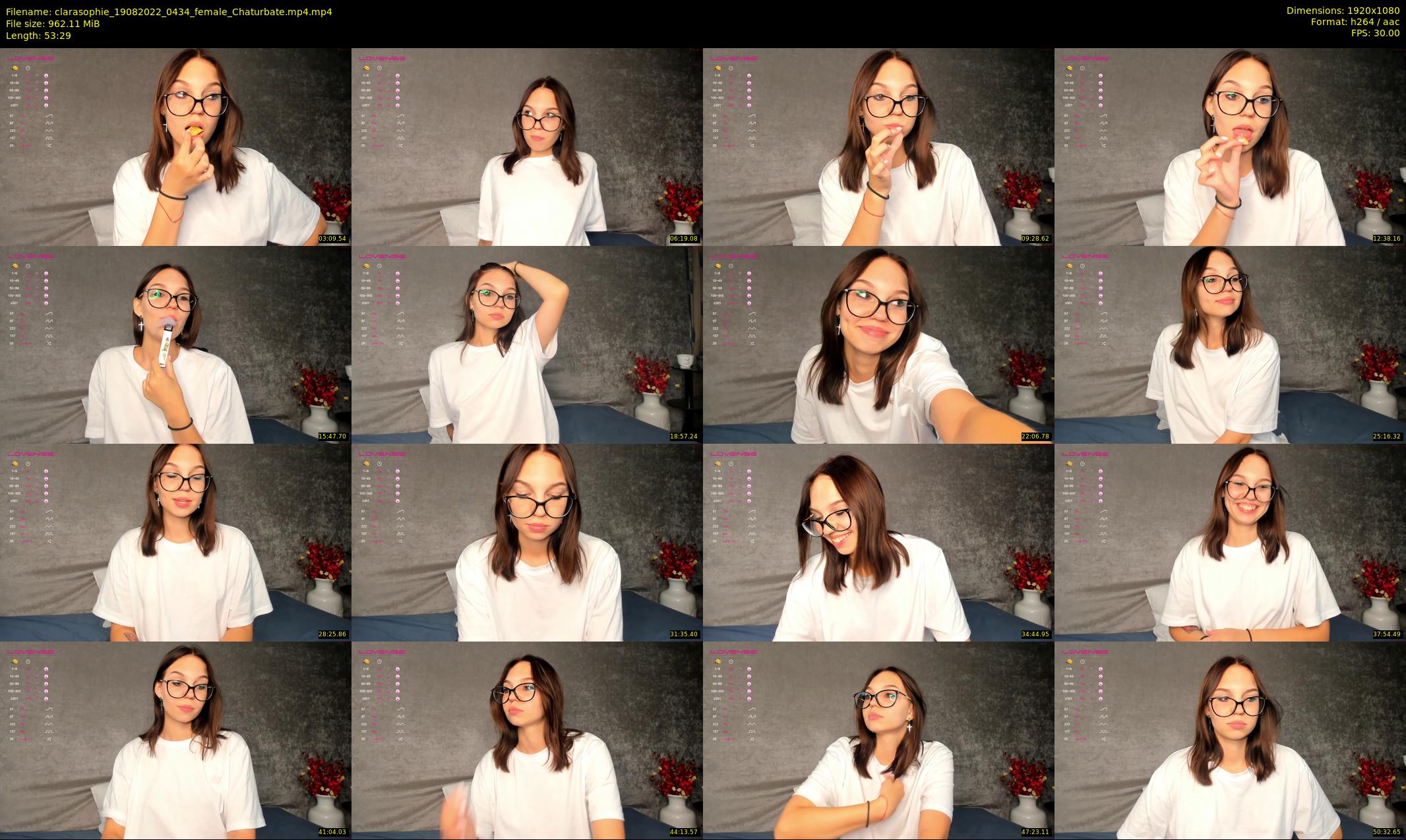 clarasophie — 54 minute Chaturbate couple cam show recording, 1080p, Aug 19, 2022