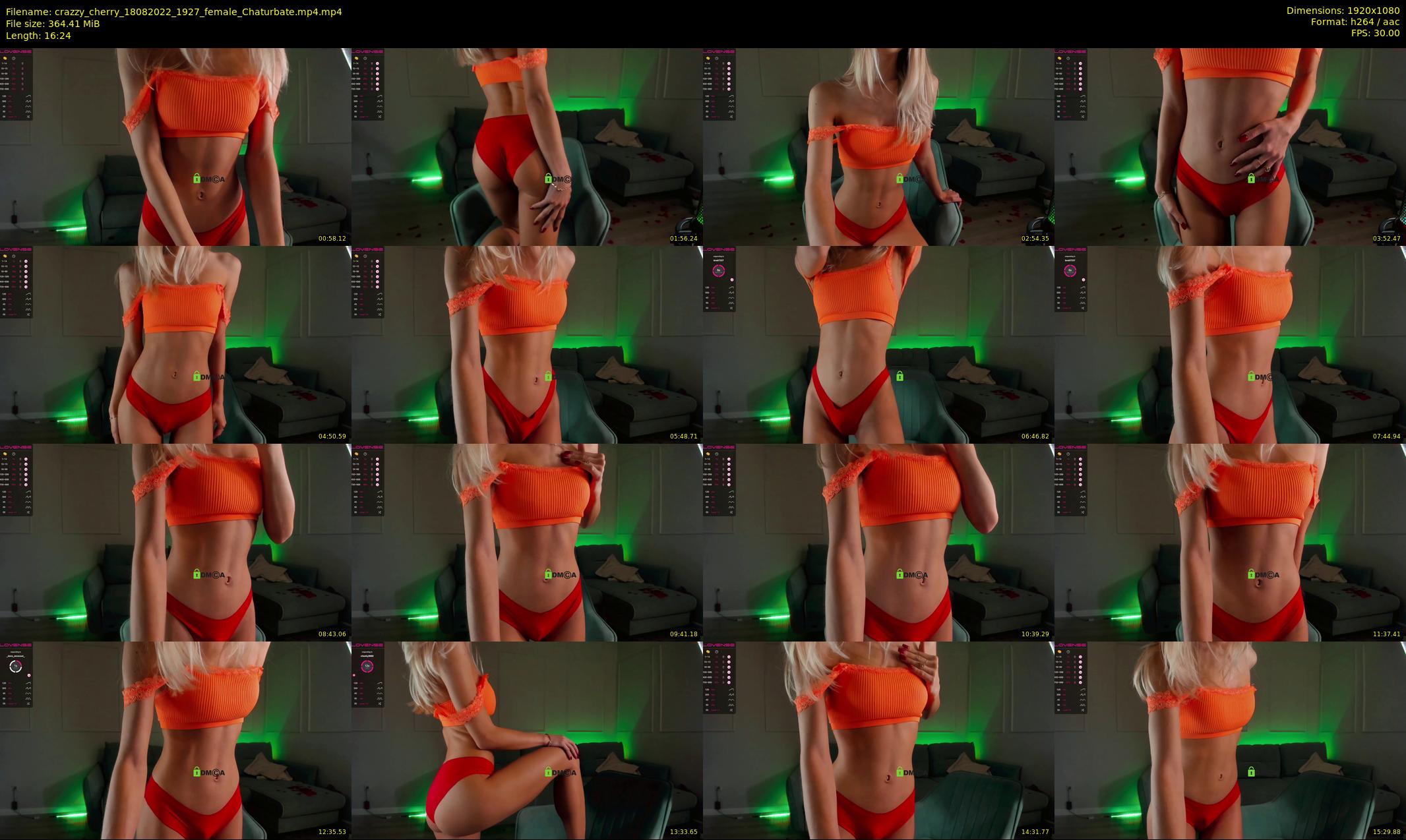 crazzy_cherry — 17 minute Chaturbate female cam show recording, 1080p, Aug 18, 2022
