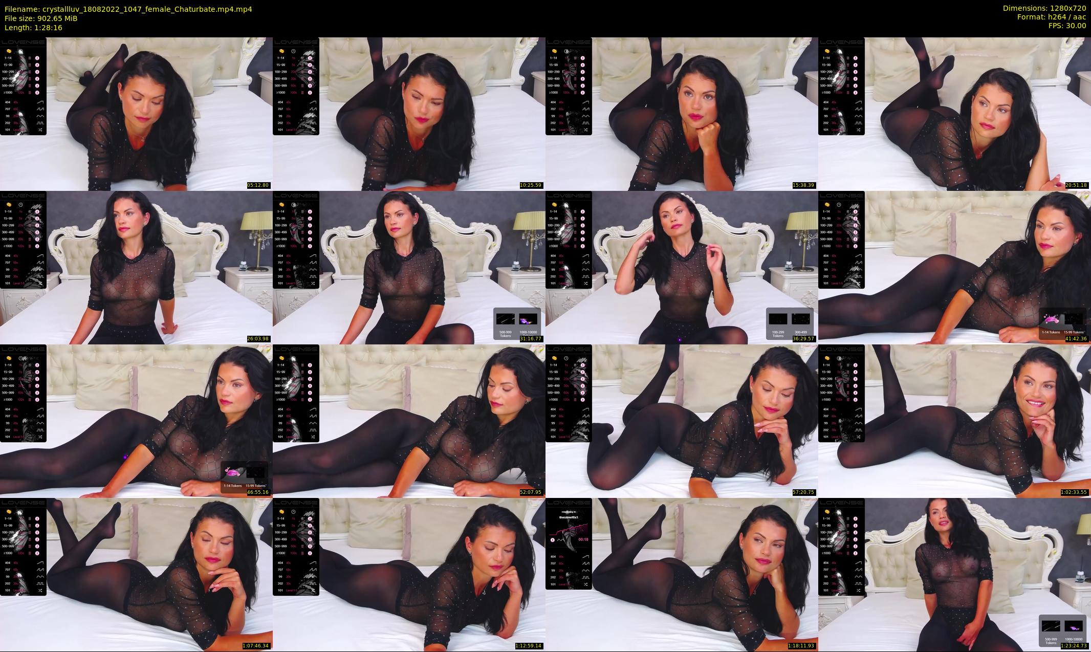 crystallluv — 89 minute Chaturbate female cam show recording, 720p, Aug 18, 2022