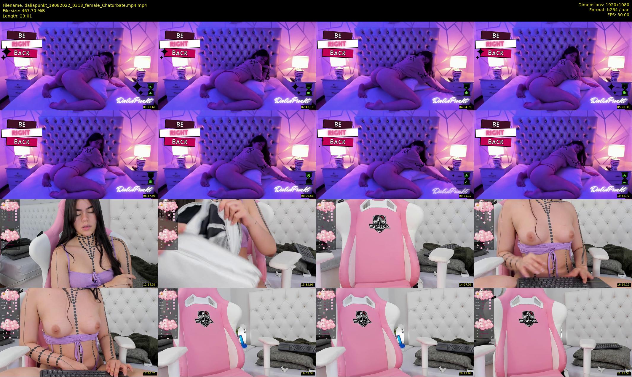 daliapunkt — 24 minute Chaturbate female cam show recording, 1080p, Aug 19, 2022
