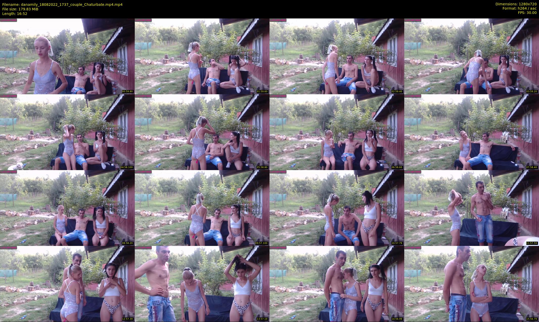 danamily — 17 minute Chaturbate female cam show recording, 720p, Aug 18, 2022