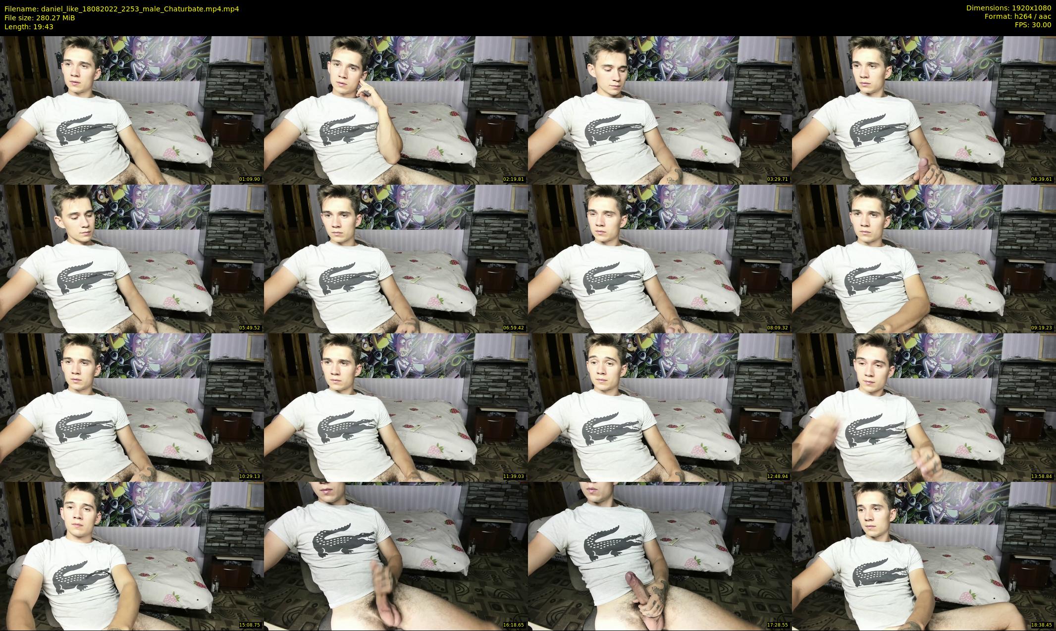 daniel_like — 20 minute Chaturbate male cam show recording, 1080p, Aug 18, 2022