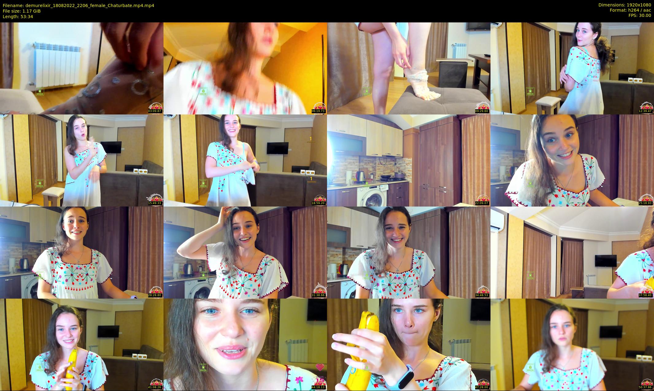 demurelixir — 54 minute Chaturbate female cam show recording, 1080p, Aug 18, 2022