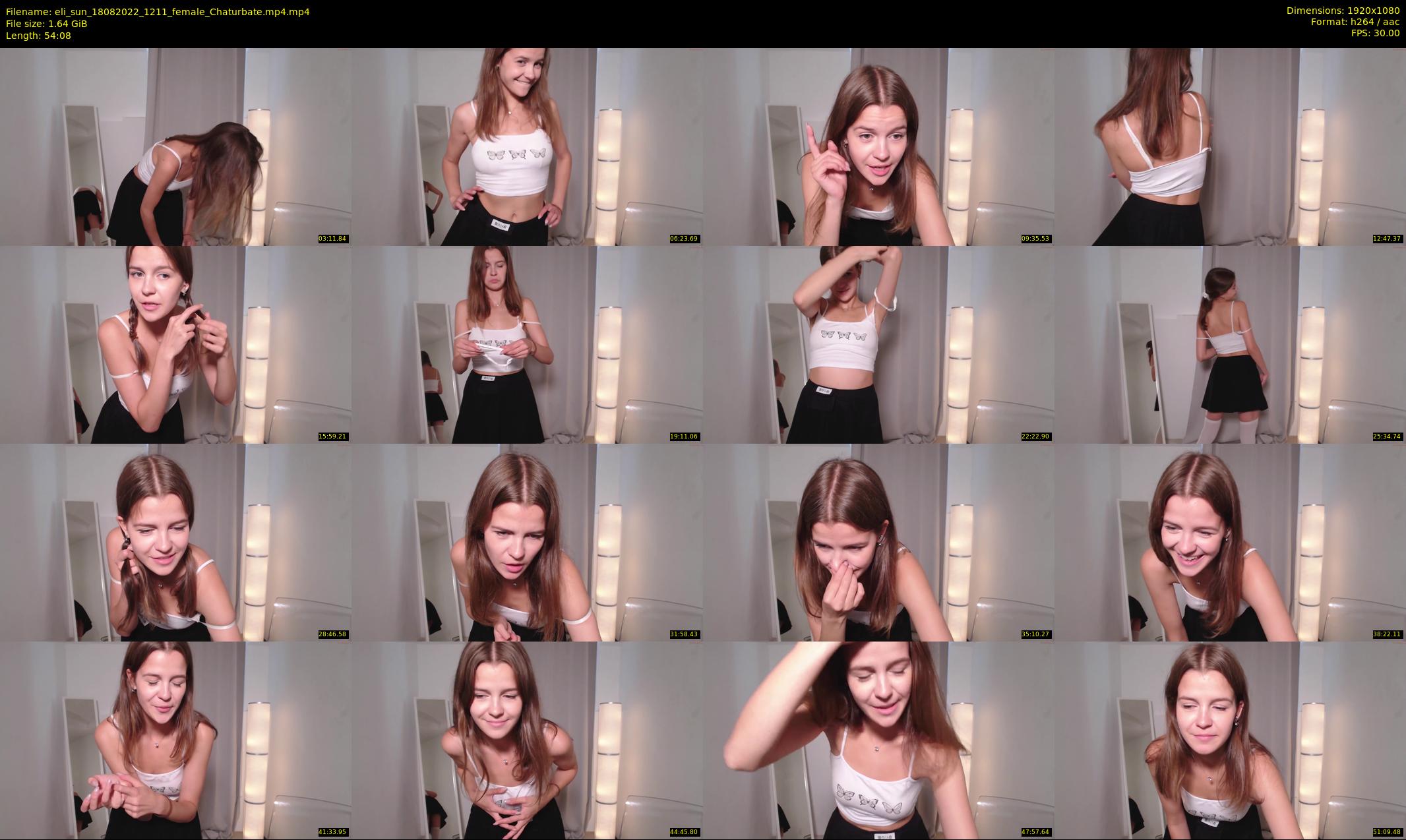 eli_sun — 55 minute Chaturbate female cam show recording, 1080p, Aug 18, 2022