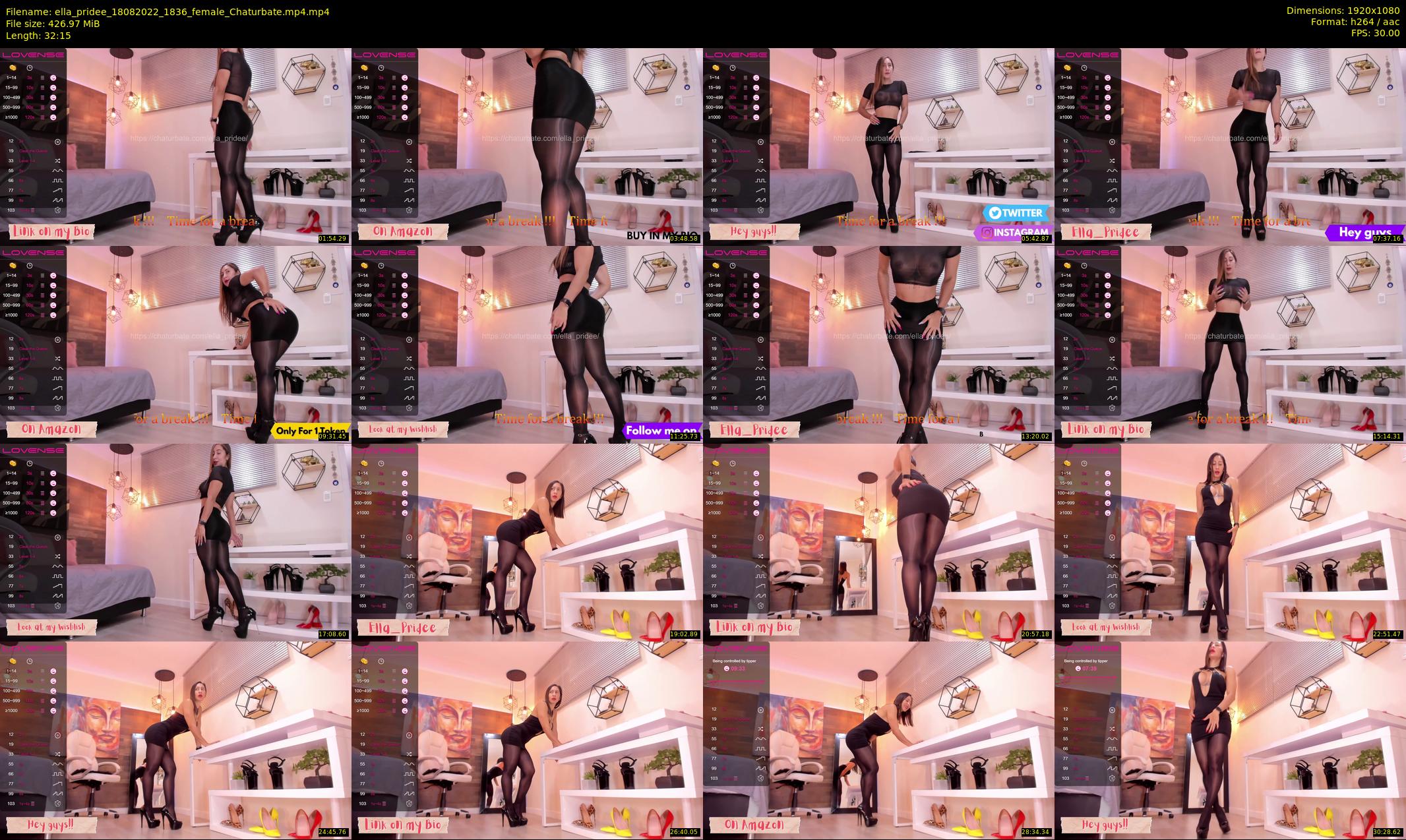 ella_pridee — 33 minute Chaturbate female cam show recording, 1080p, Aug 18, 2022