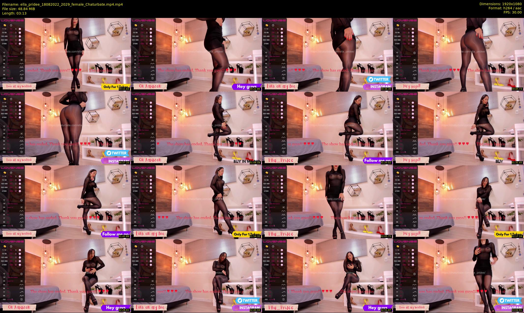 ella_pridee — 4 minute Chaturbate female cam show recording, 1080p, Aug 18, 2022