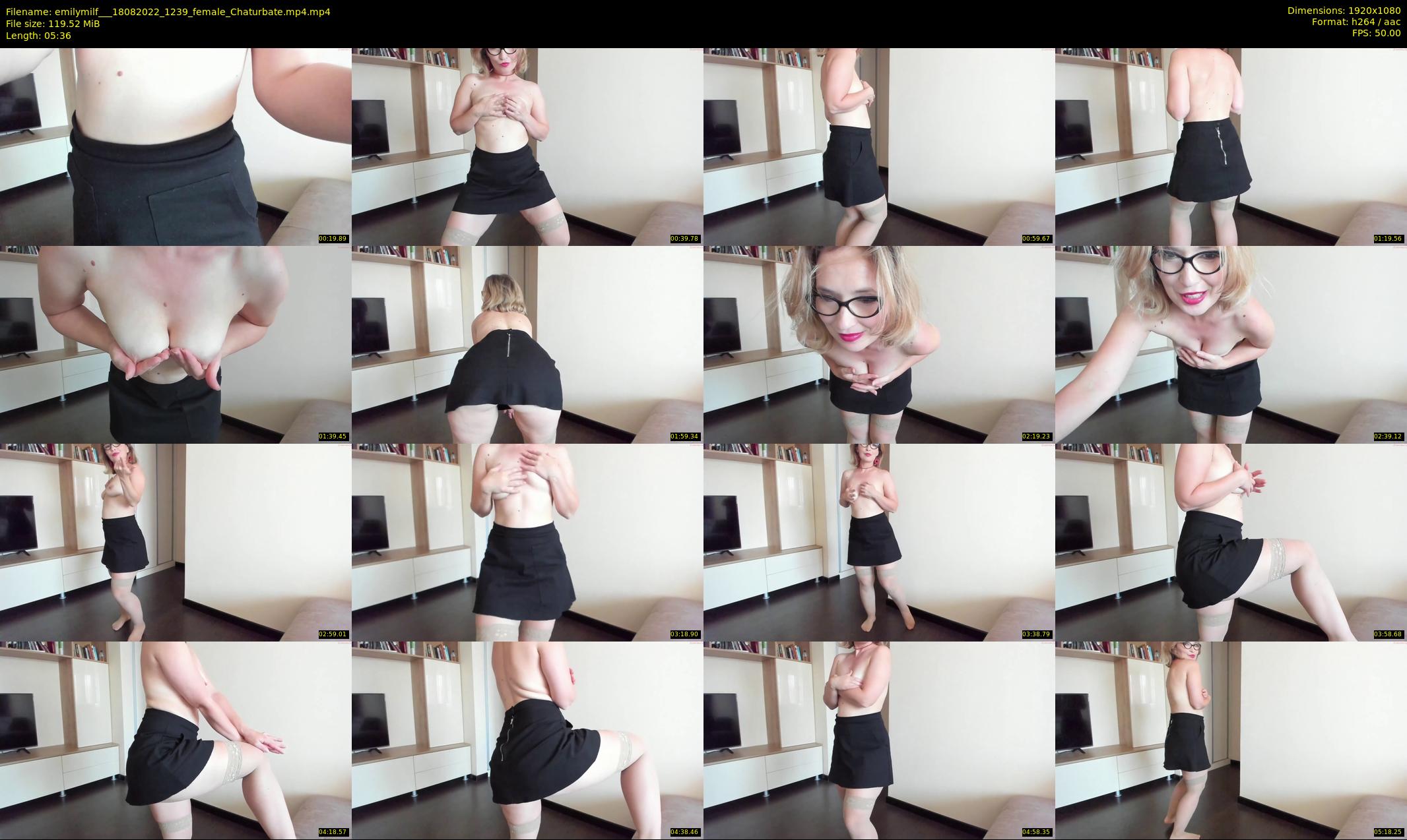 emilymilf__ — 6 minute Chaturbate female cam show recording, 1080p, Aug 18, 2022