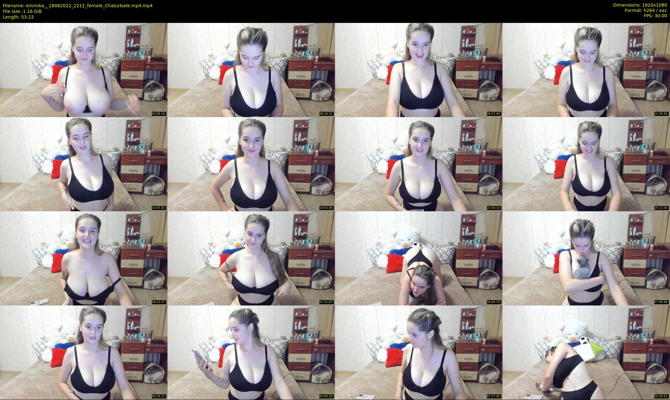 emmika_ — 54 minute Chaturbate female cam show recording, 1080p, Aug 18, 2022
