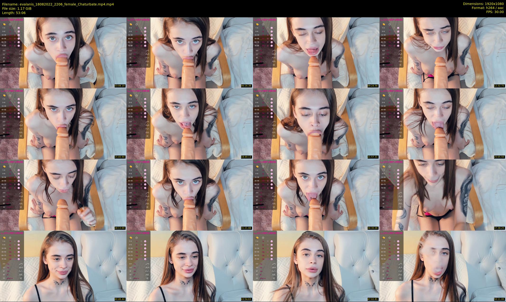 evalanis — 54 minute Chaturbate couple cam show recording, 1080p, Aug 18, 2022
