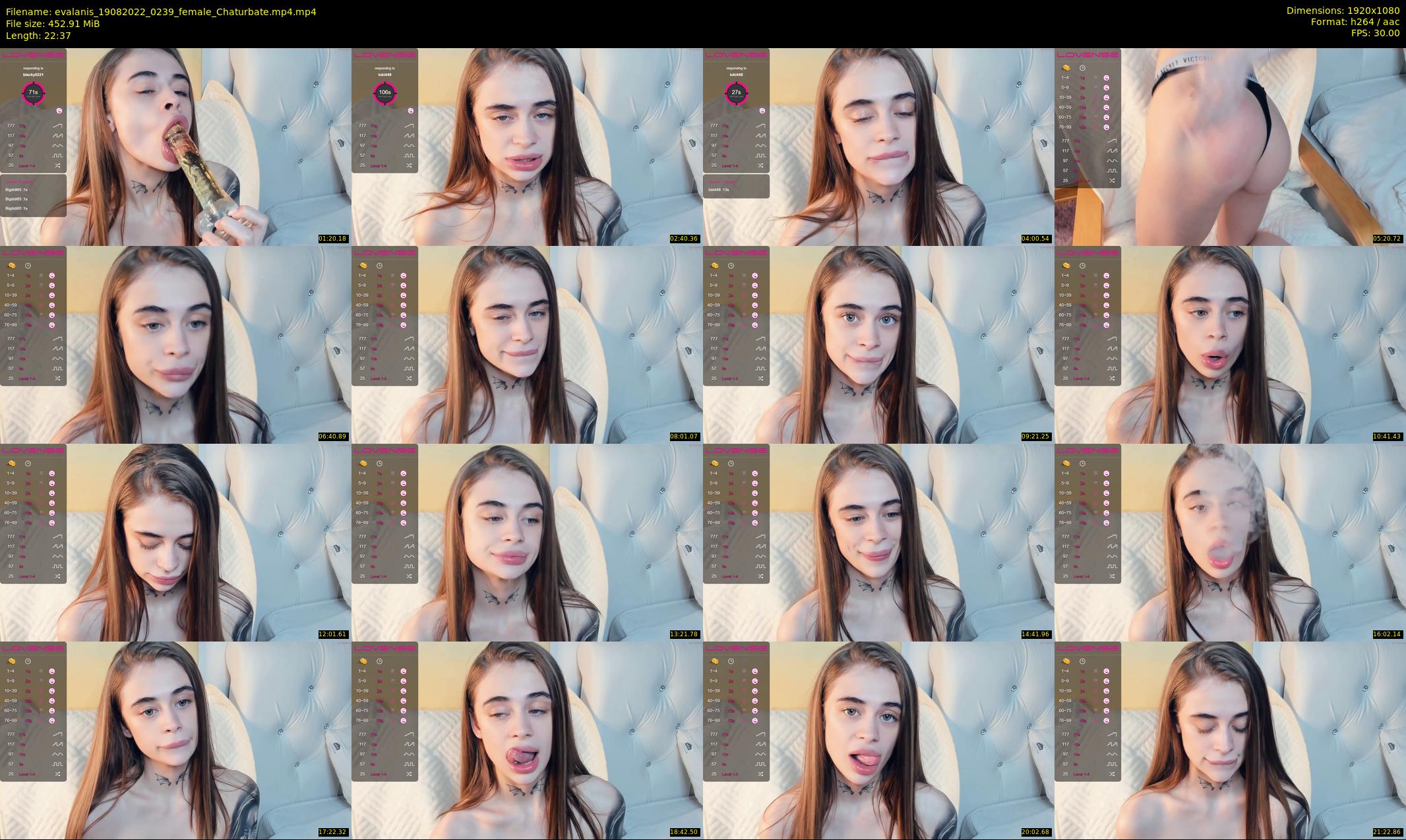 evalanis — 23 minute Chaturbate couple cam show recording, 1080p, Aug 19, 2022