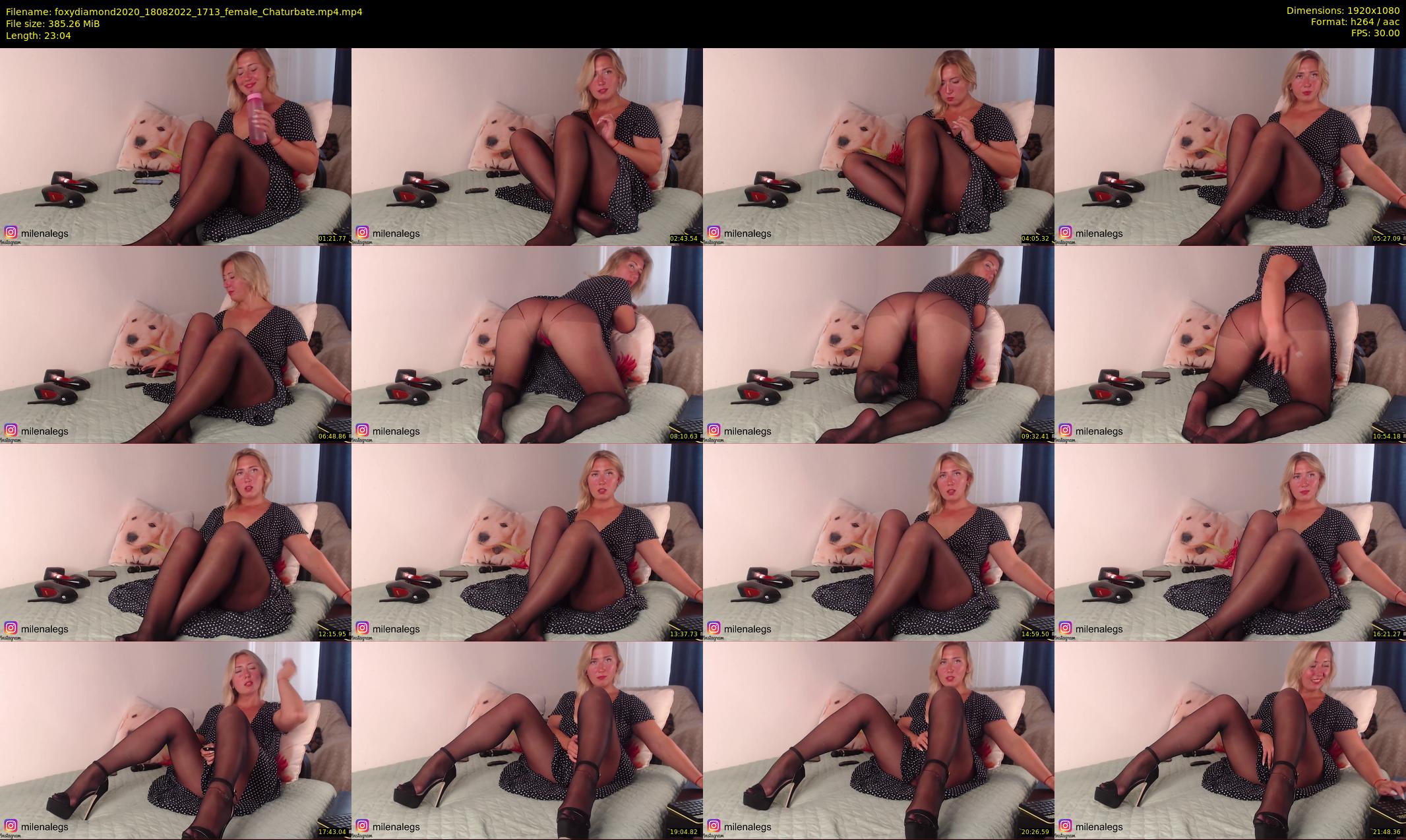 foxydiamond2020 — 24 minute Chaturbate female cam show recording, 1080p, Aug 18, 2022