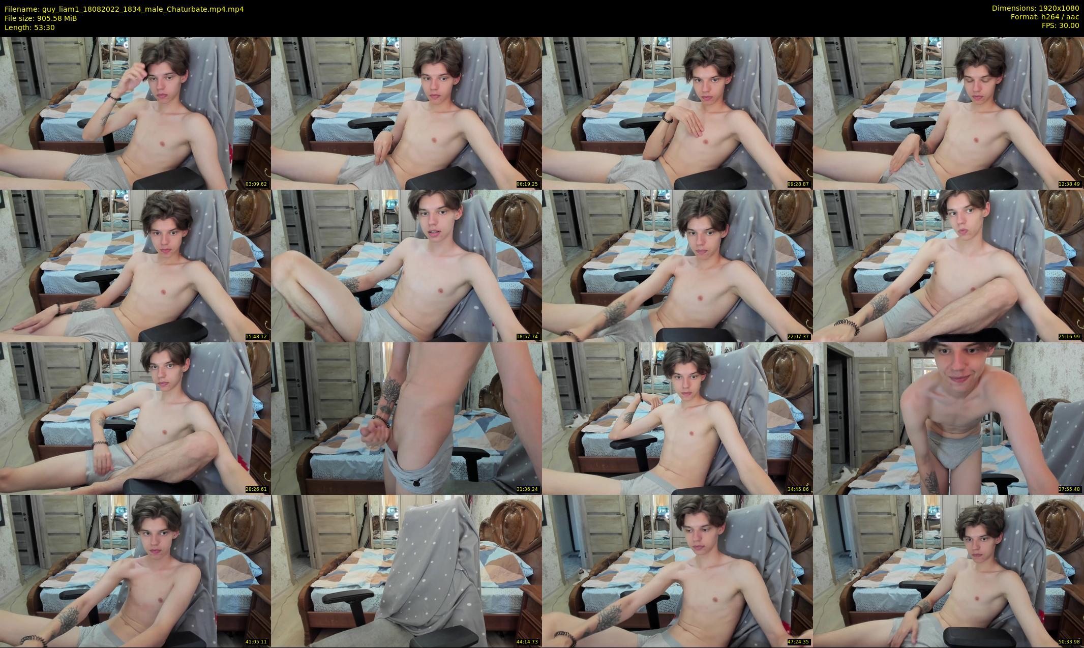 guy_liam1 — 54 minute Chaturbate male cam show recording, 1080p, Aug 18, 2022