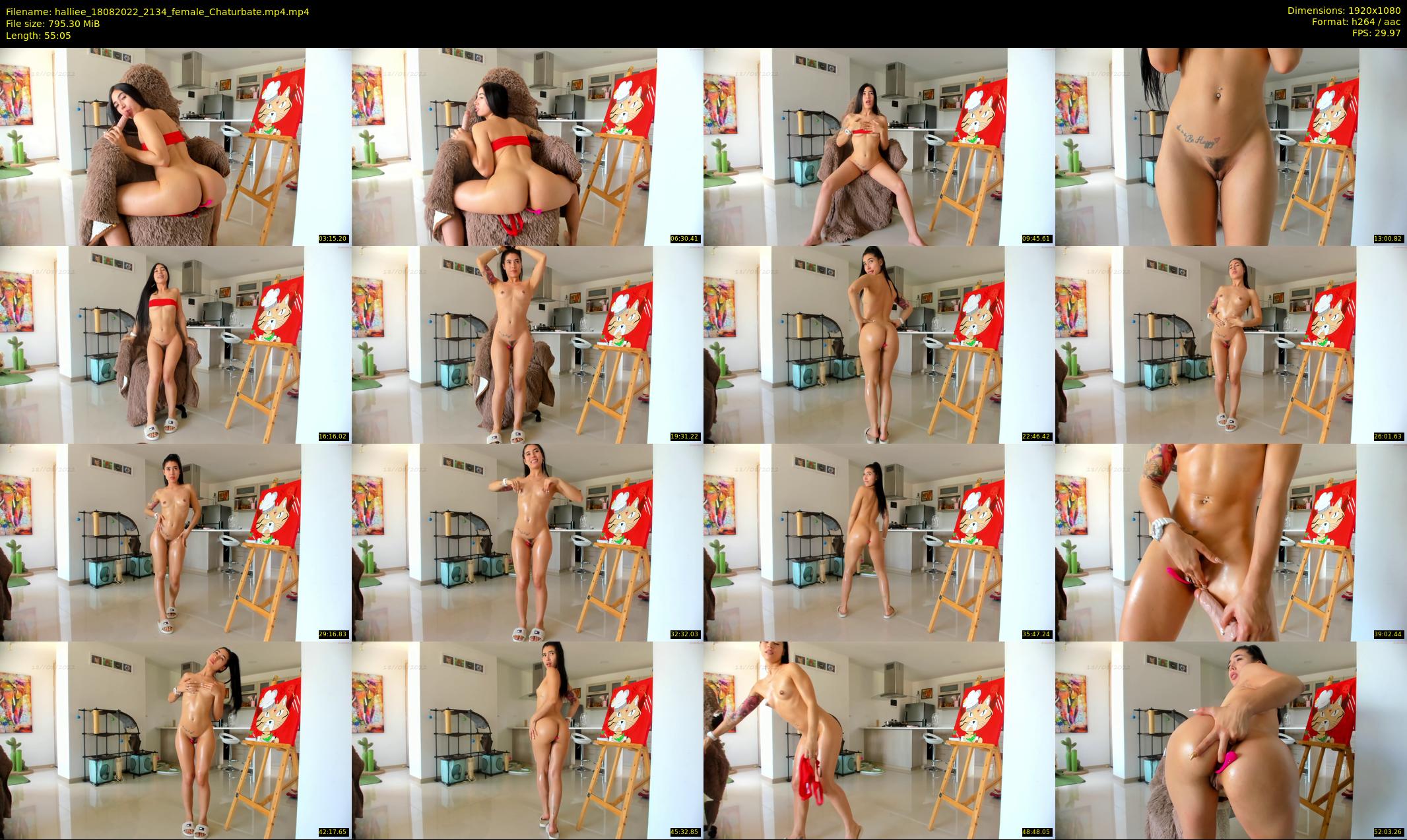 halliee — 56 minute Chaturbate couple cam show recording, 1080p, Aug 18, 2022