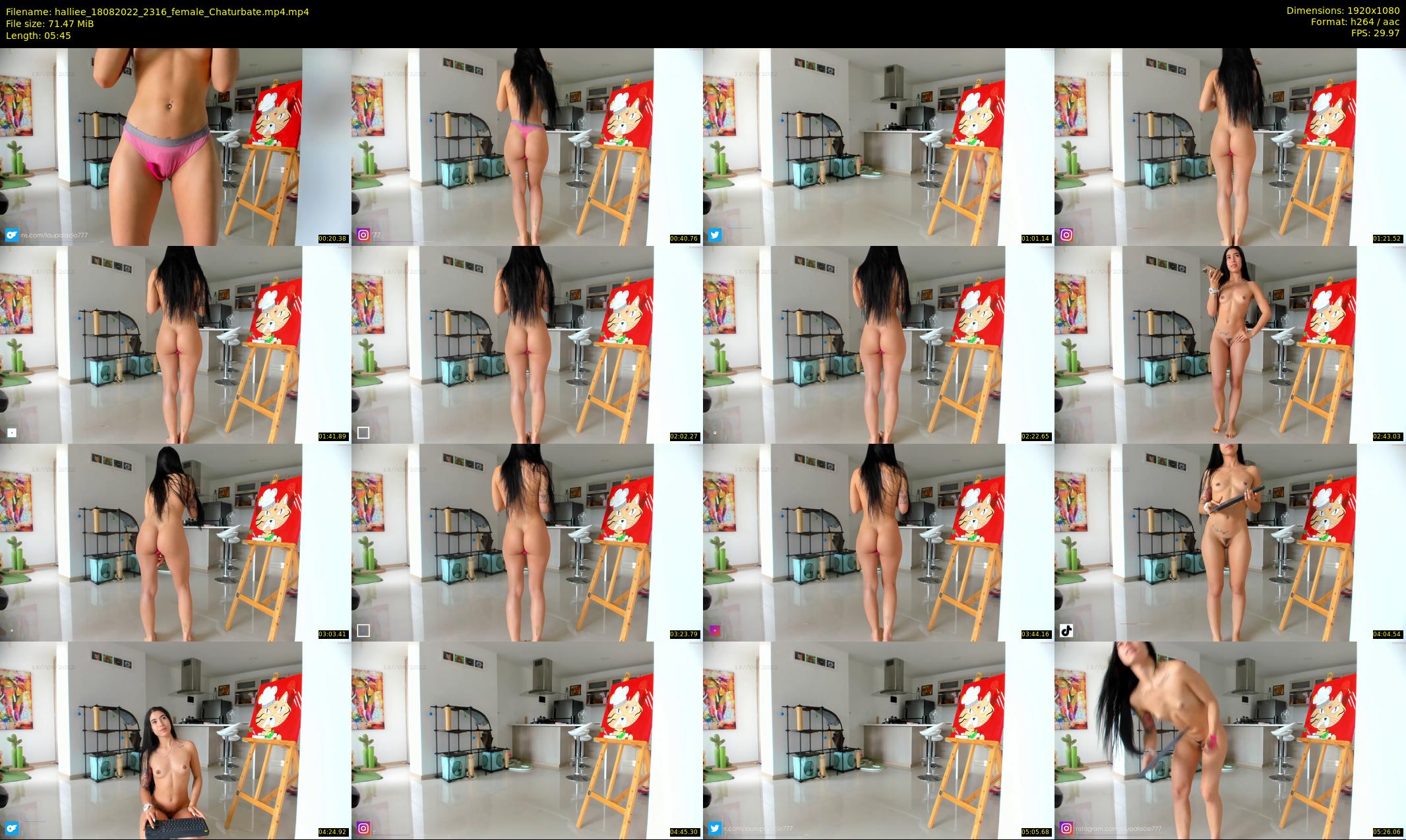 halliee — 6 minute Chaturbate couple cam show recording, 1080p, Aug 18, 2022