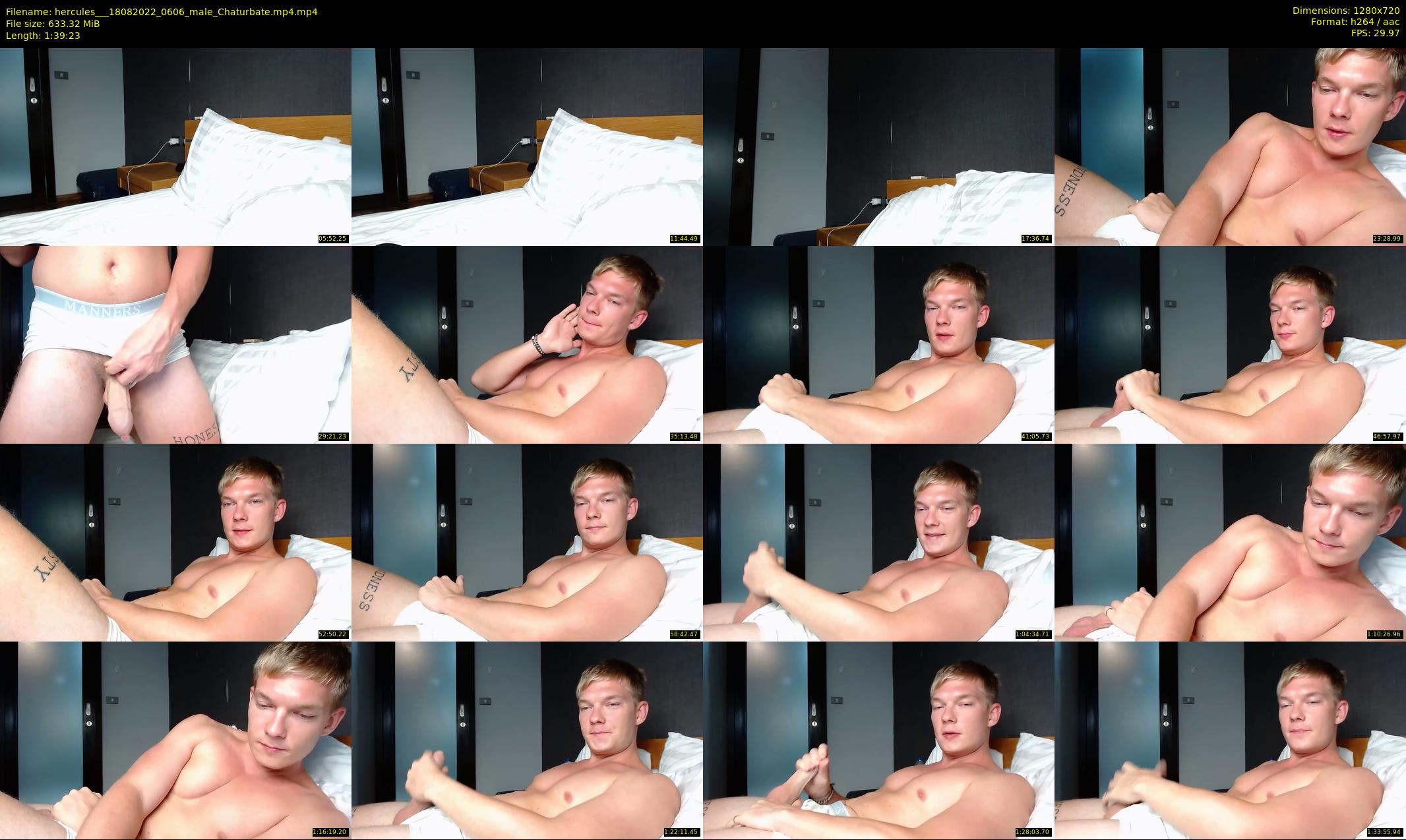 hercules__ — 100 minute Chaturbate male cam show recording, 720p, Aug 18, 2022