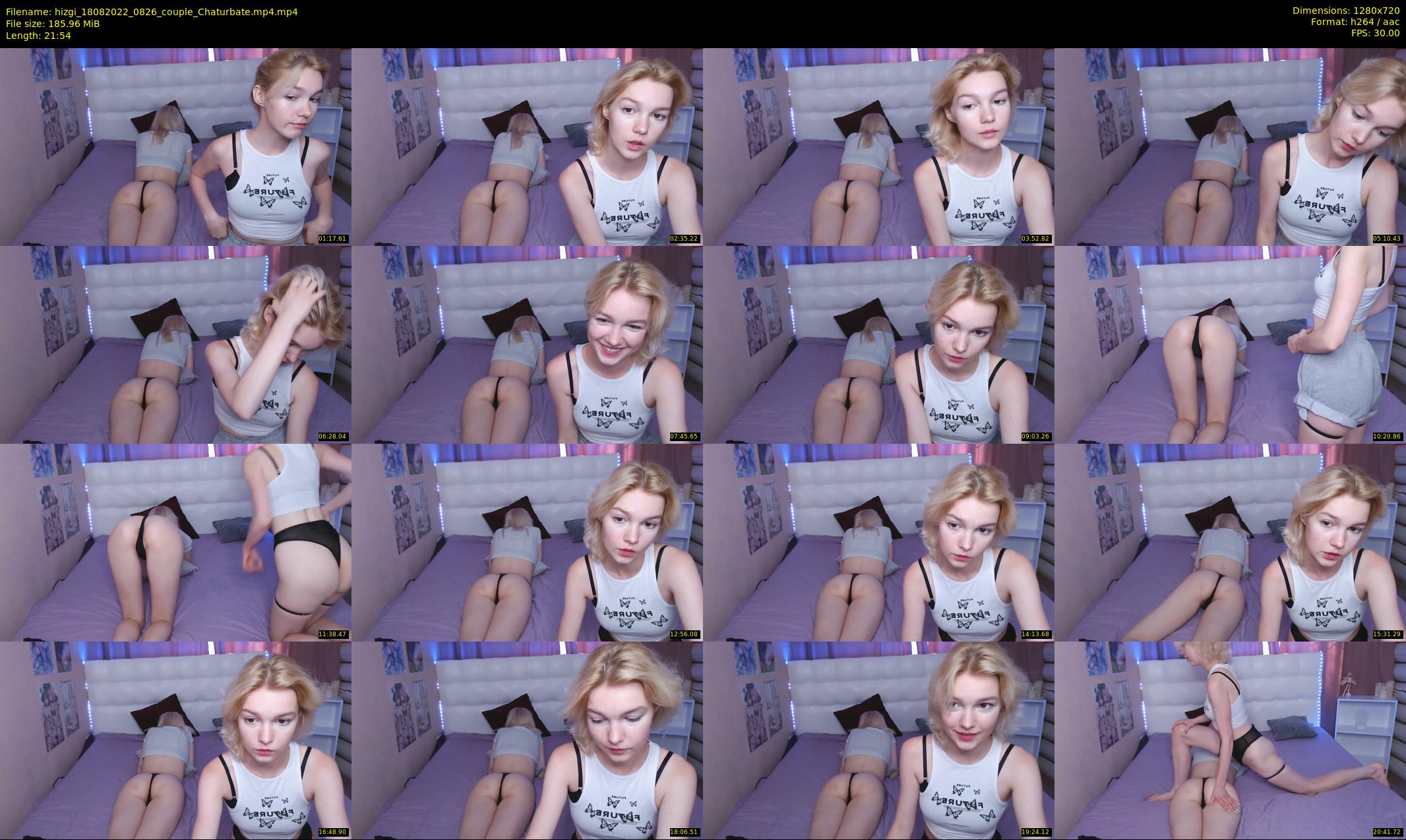 hizgi — 22 minute Chaturbate couple cam show recording, 720p, Aug 18, 2022