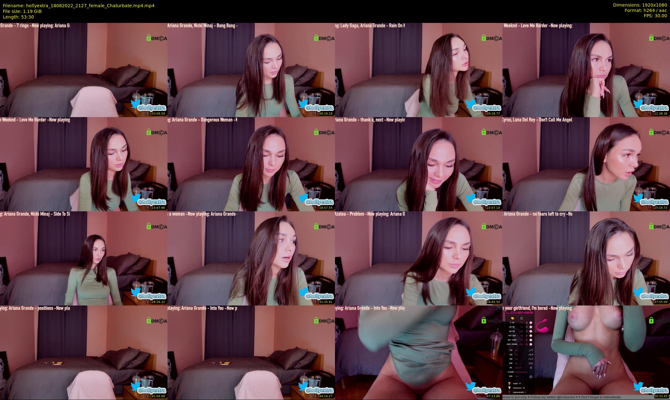 hollyextra — 54 minute Chaturbate female cam show recording, 1080p, Aug 18, 2022