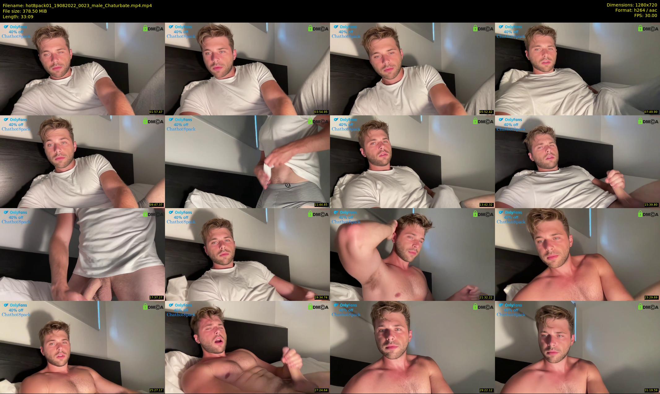 hot8pack01 — 34 minute Chaturbate male cam show recording, 720p, Aug 19, 2022