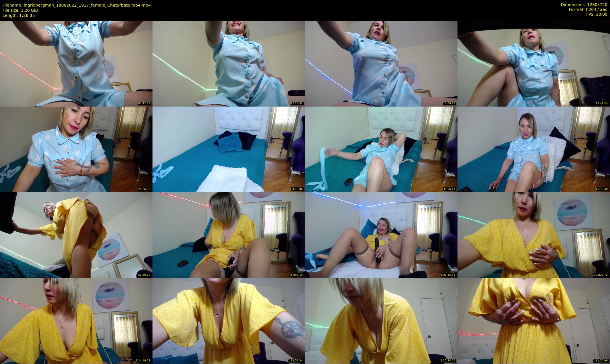 ingridbergman — 97 minute Chaturbate female cam show recording, 720p, Aug 18, 2022