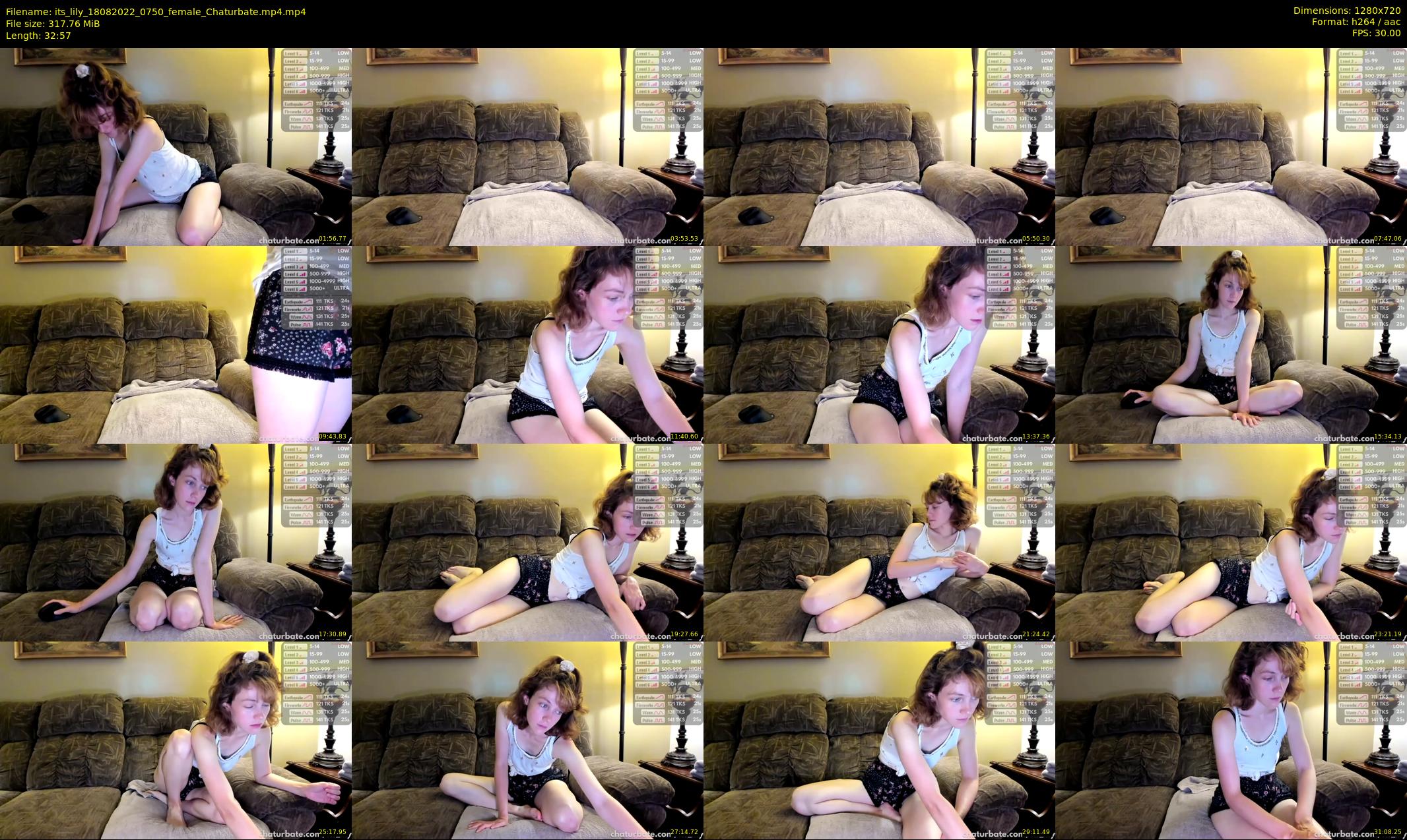 its_lily — 33 minute Chaturbate female cam show recording, 720p, Aug 18, 2022