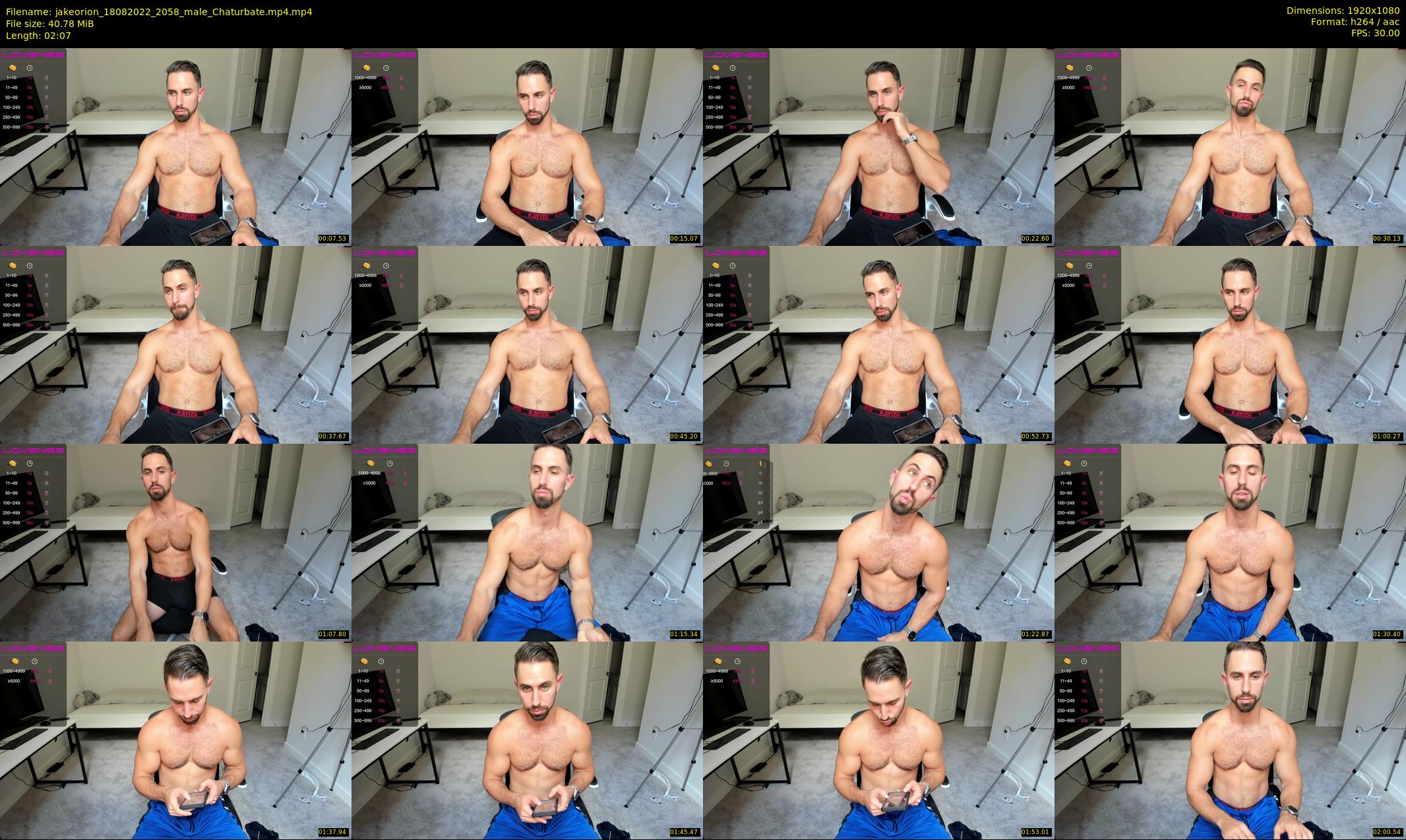 jakeorion — 3 minute Chaturbate male cam show recording, 1080p, Aug 18, 2022