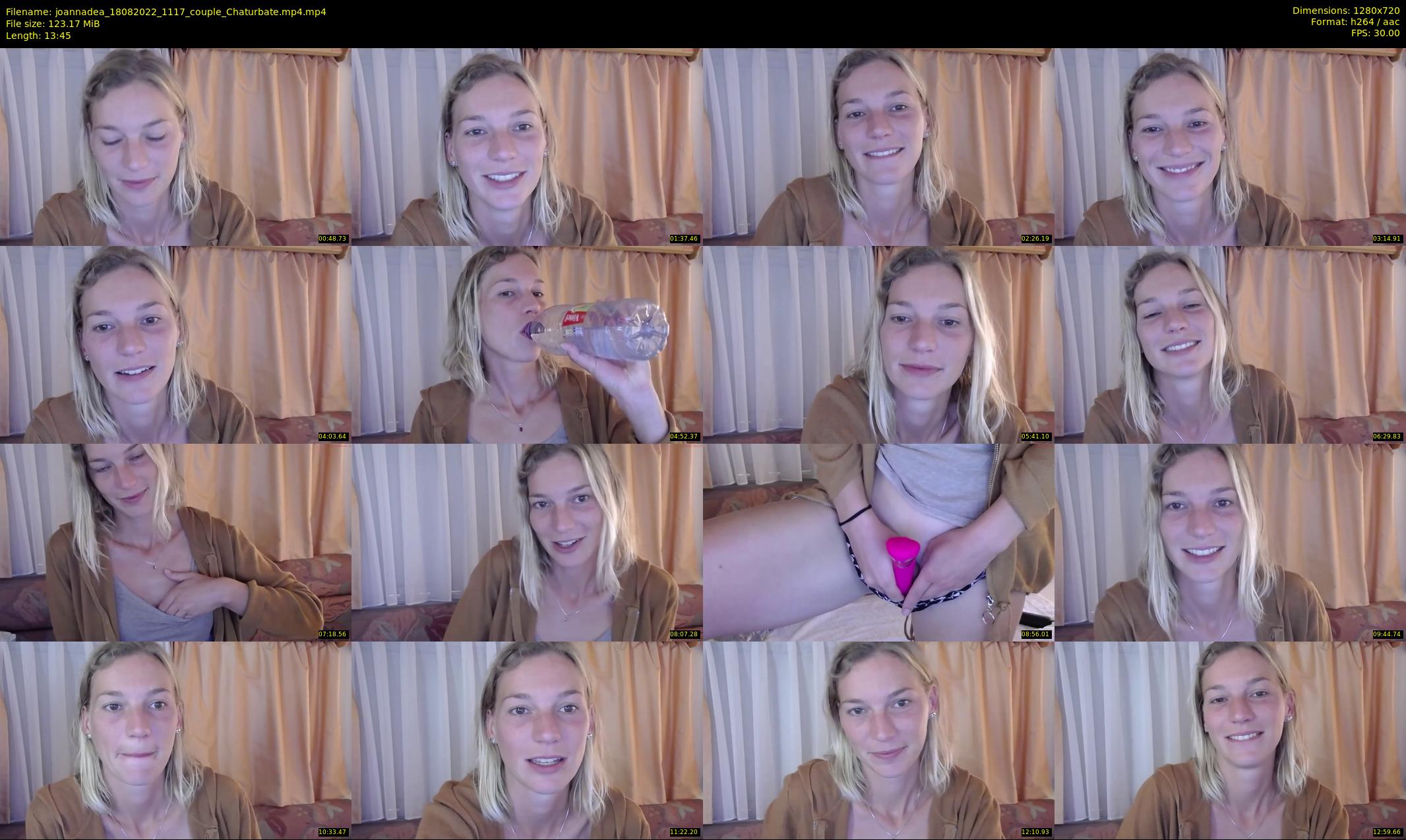 joannadea — 14 minute Chaturbate female cam show recording, 720p, Aug 18, 2022