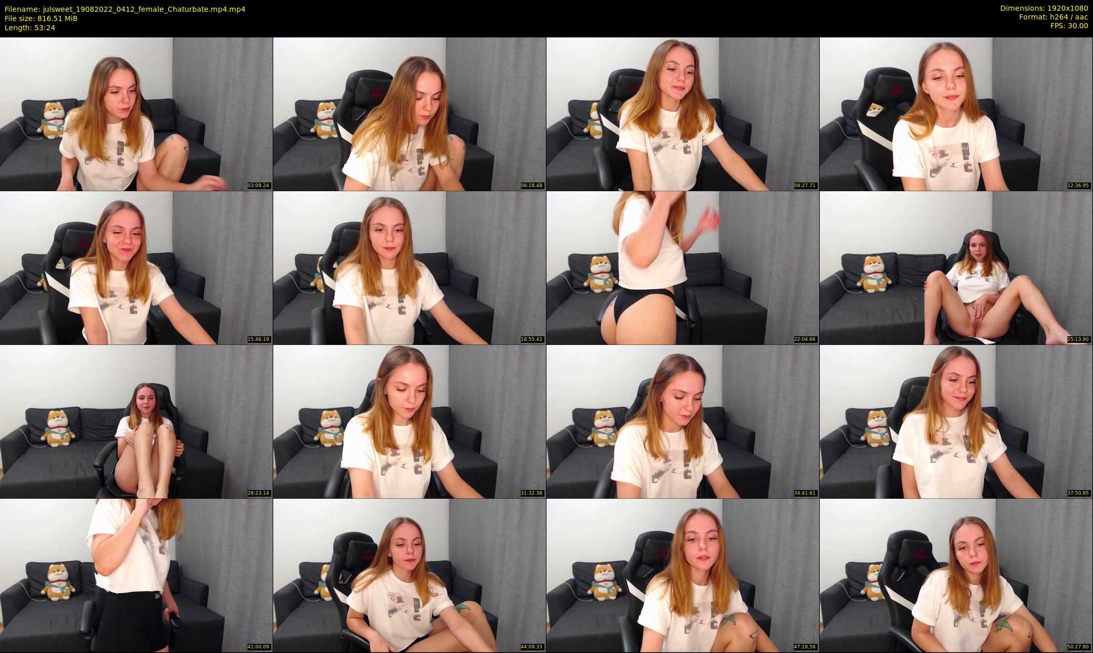 julsweet — 54 minute Chaturbate male cam show recording, 1080p, Aug 19, 2022