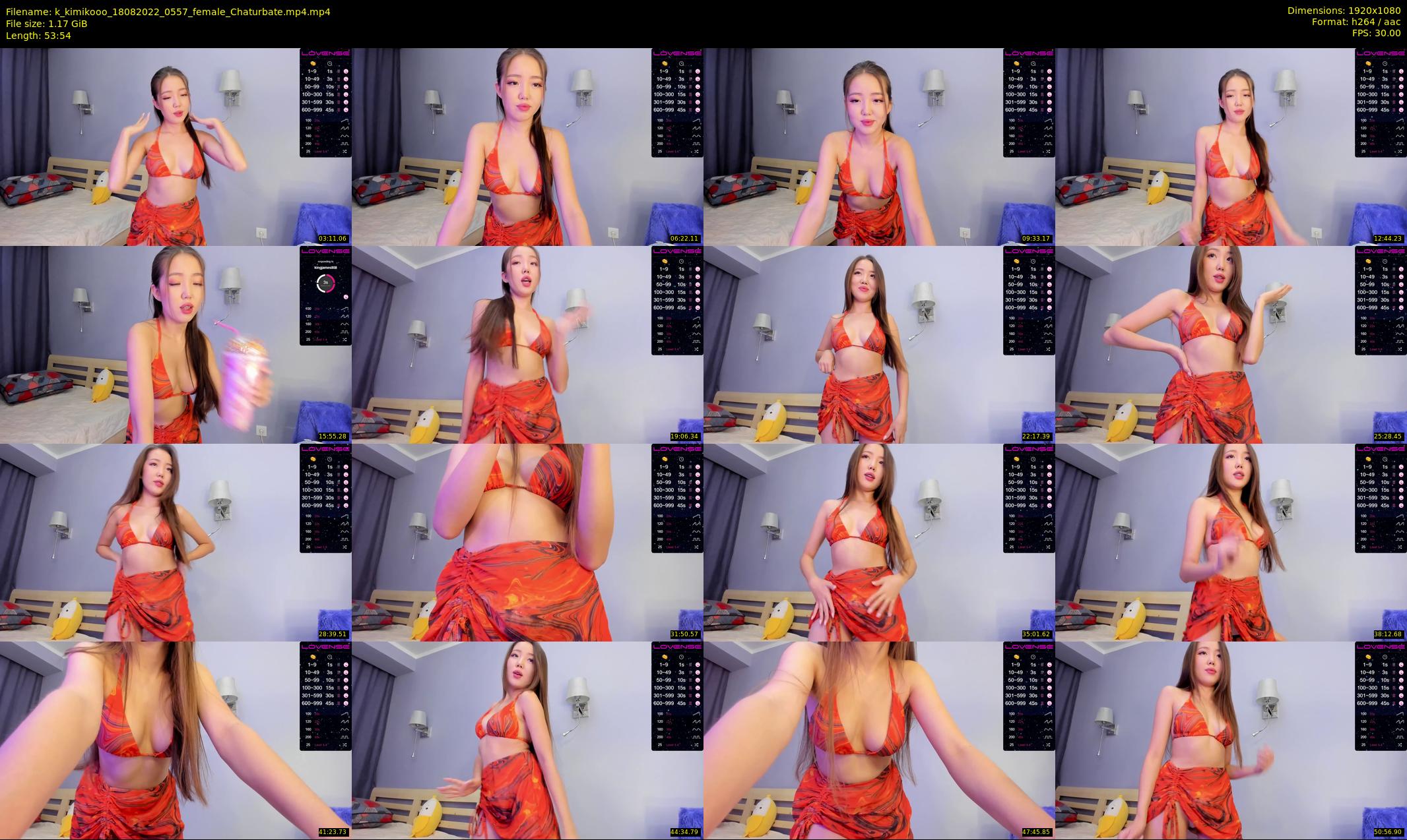 k_kimikooo — 54 minute Chaturbate female cam show recording, 1080p, Aug 18, 2022