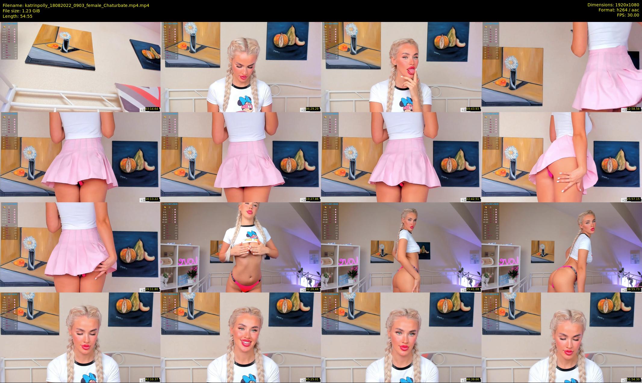 katrinpolly — 55 minute Chaturbate couple cam show recording, 1080p, Aug 18, 2022