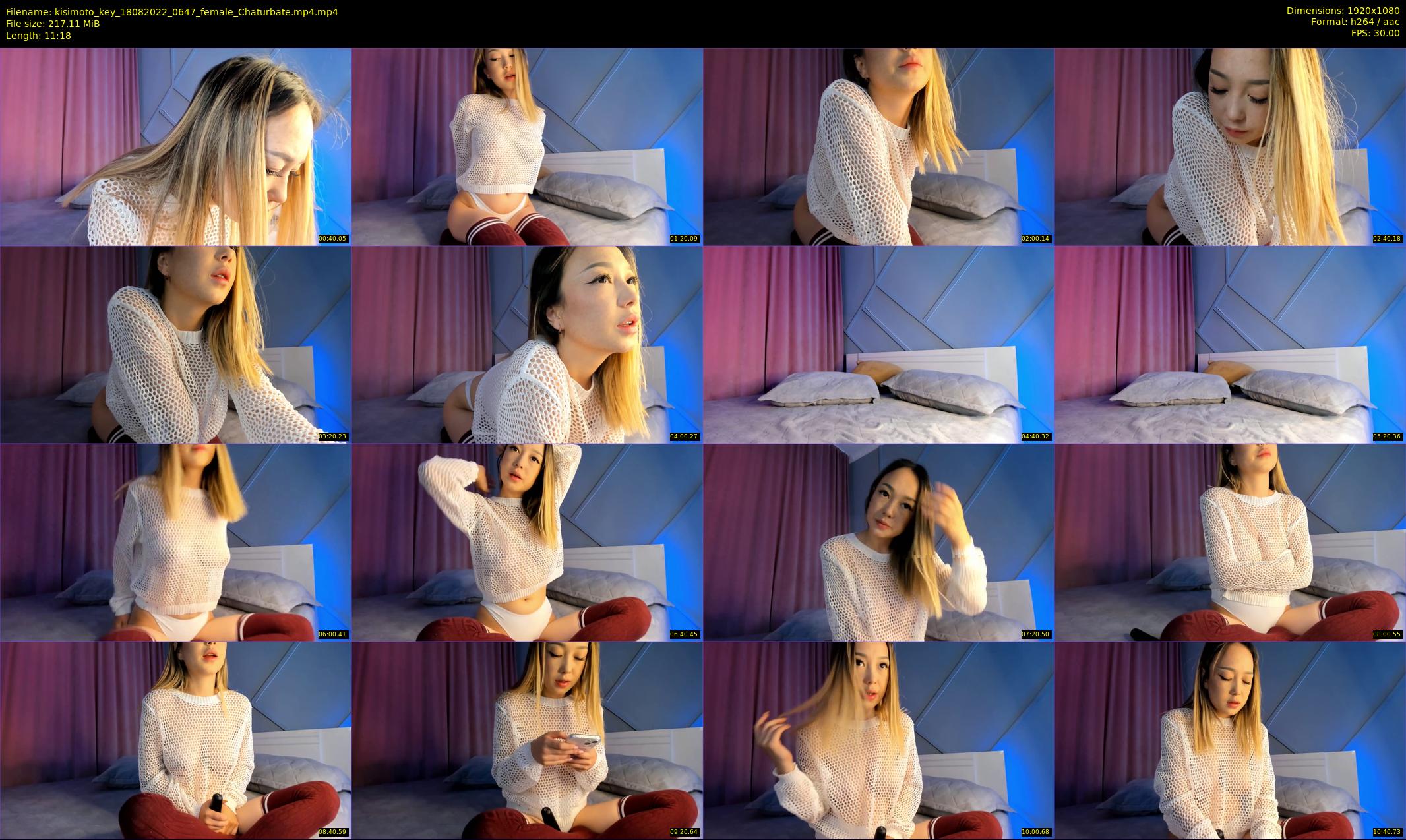kisimoto_key — 12 minute Chaturbate female cam show recording, 1080p, Aug 18, 2022