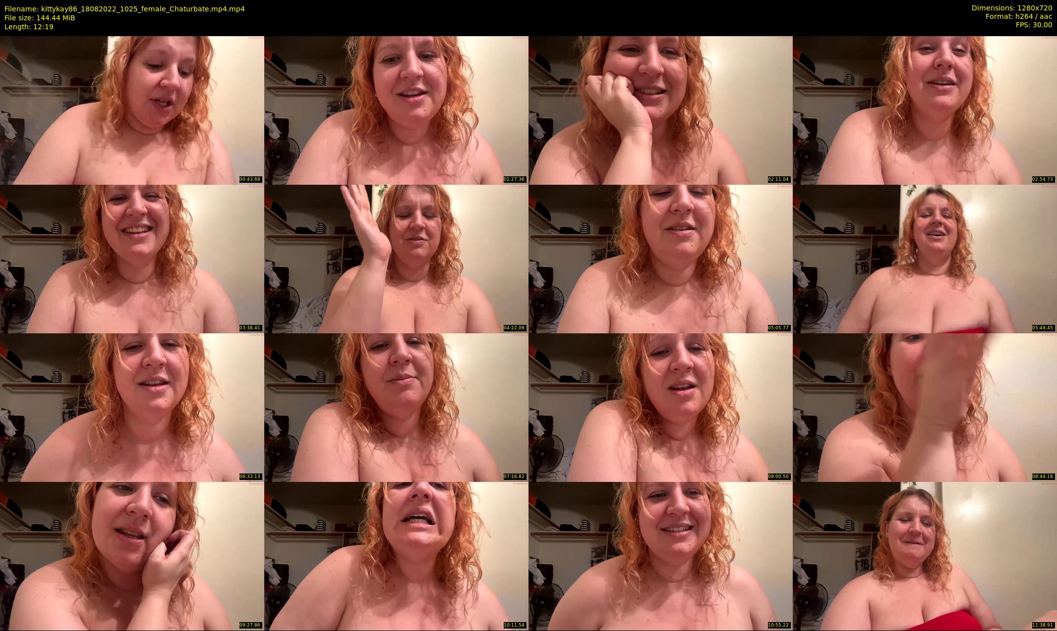 kittykay86 — 13 minute Chaturbate female cam show recording, 720p, Aug 18, 2022