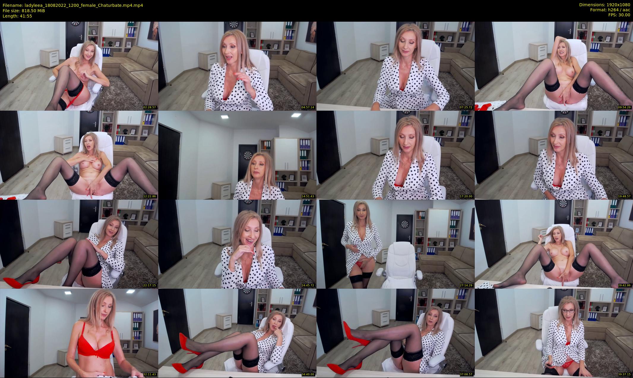 ladyleea — 42 minute Chaturbate female cam show recording, 1080p, Aug 18, 2022