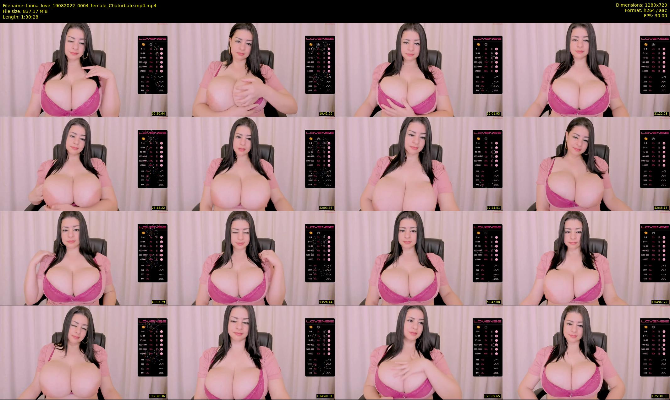 lanna_love — 91 minute Chaturbate female cam show recording, 720p, Aug 19, 2022