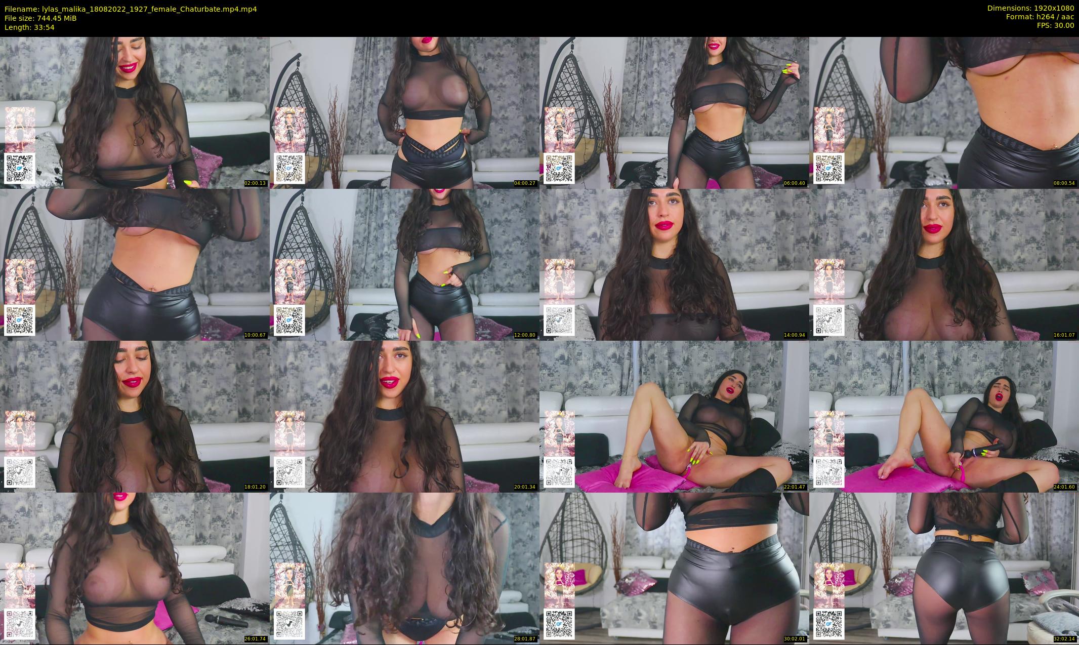 lylas_malika — 34 minute Chaturbate female cam show recording, 1080p, Aug 18, 2022