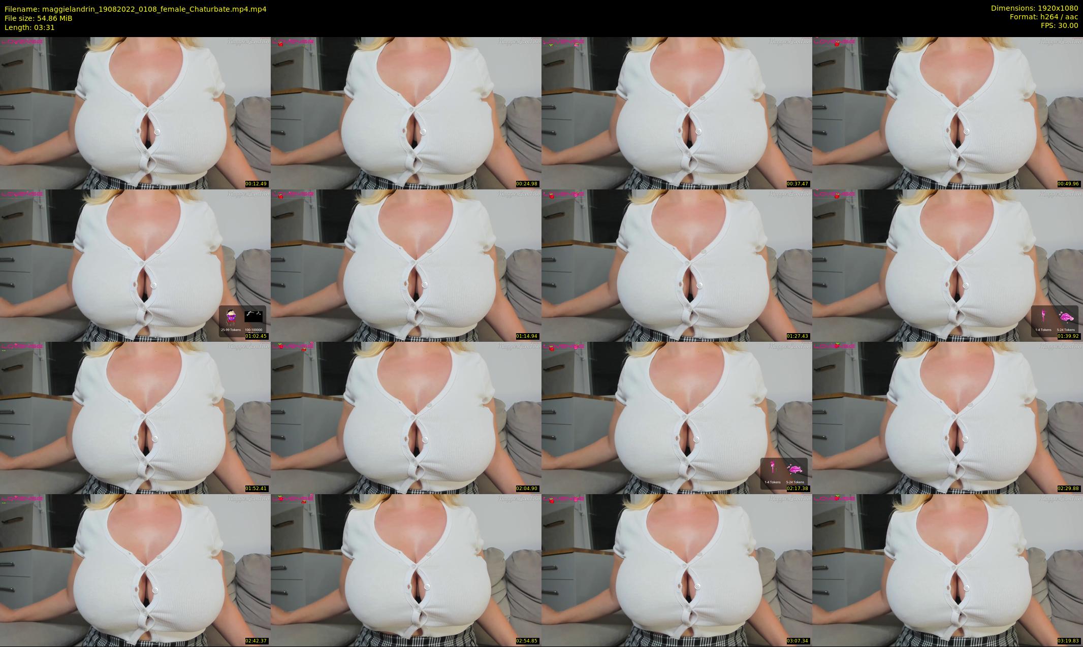 maggielandrin — 4 minute Chaturbate female cam show recording, 1080p, Aug 19, 2022