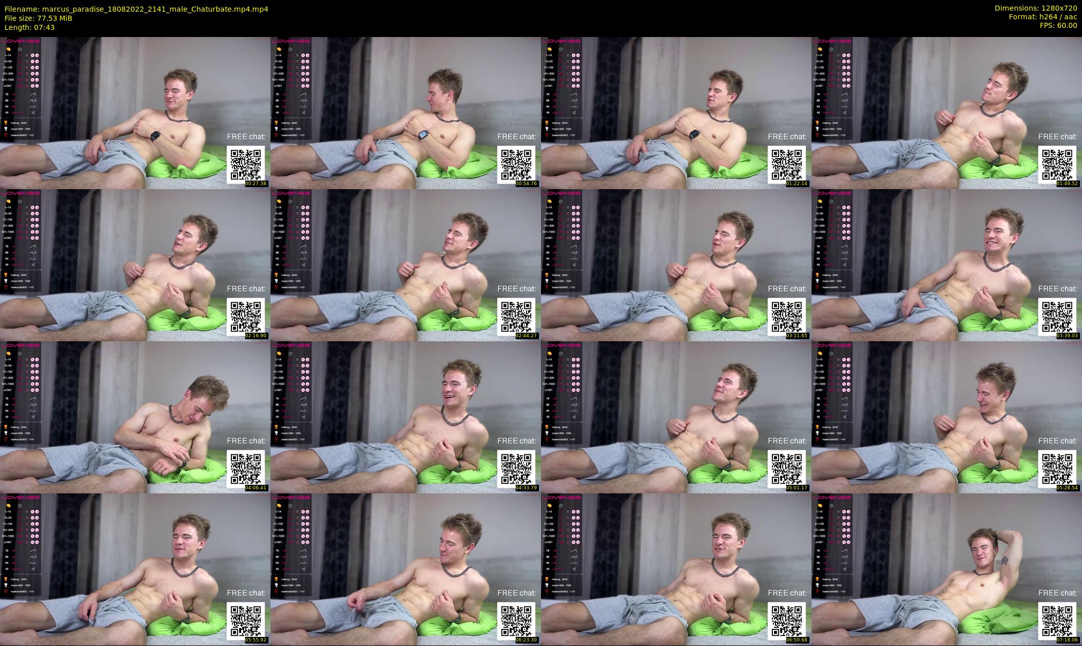 marcus_paradise — 8 minute Chaturbate male cam show recording, 720p, Aug 18, 2022